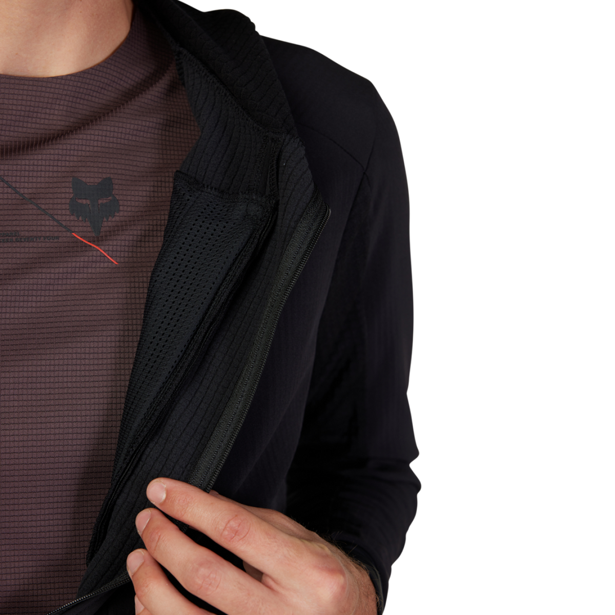 Fox Racing Defend Thermal Hoodie in SCHWARZ