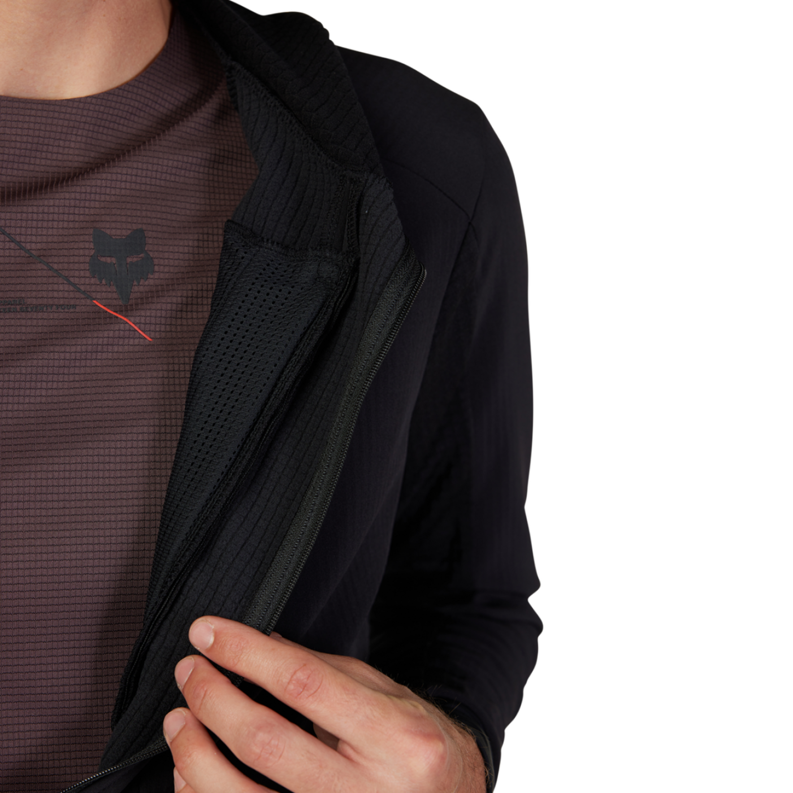 Fox Racing Defend Thermal Hoodie in SCHWARZ
