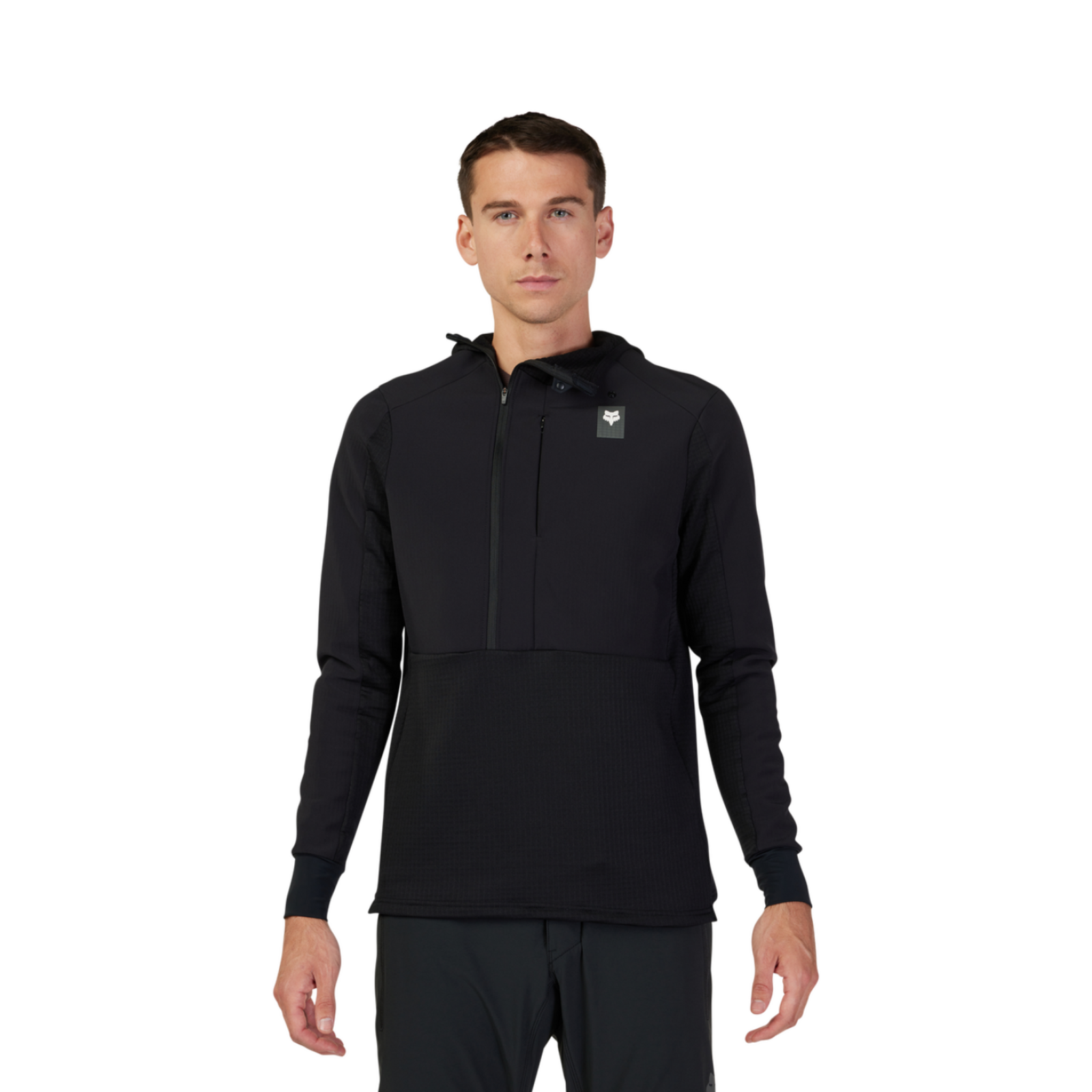 Fox Racing Defend Thermal Hoodie in SCHWARZ