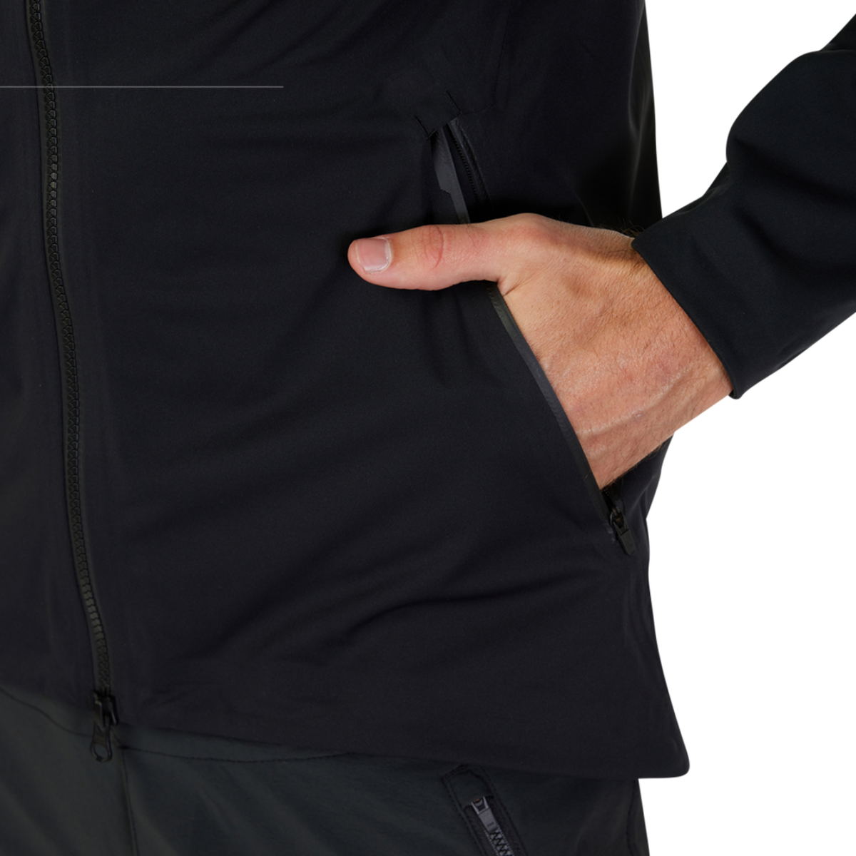 Fox Racing Flexair Lite Jacket in SCHWARZ