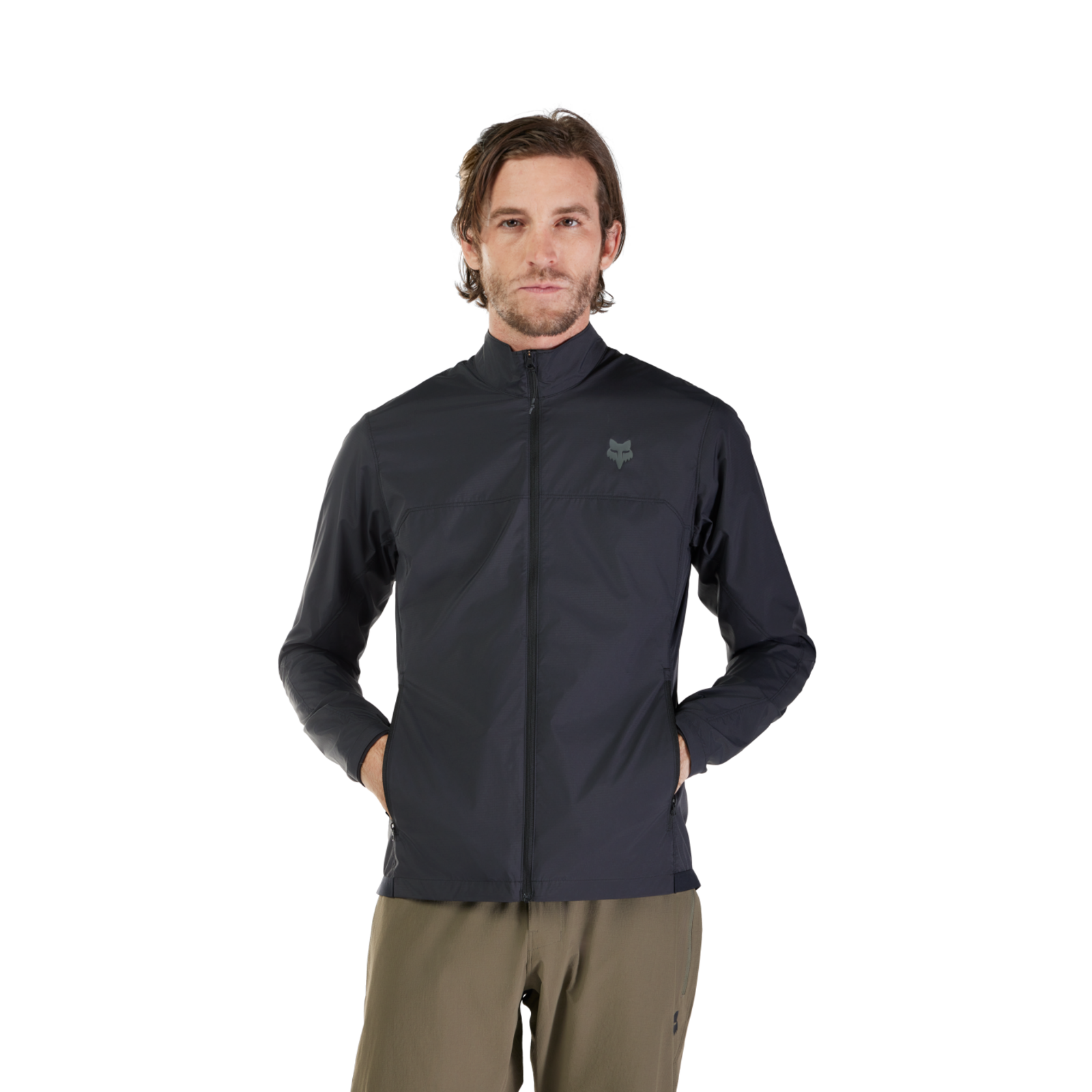 Fox Racing Ranger Wind Jacket in SCHWARZ