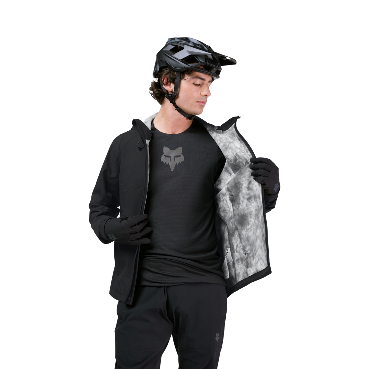 Fox Racing Ranger Water Jacket in SCHWARZ