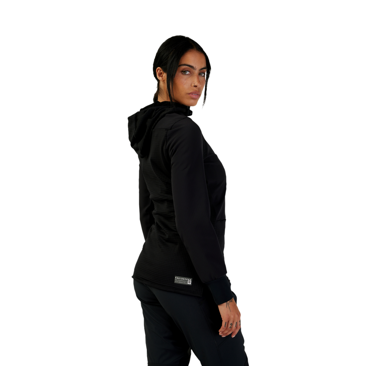 Fox Racing W Defend Thermal Hoodie in SCHWARZ