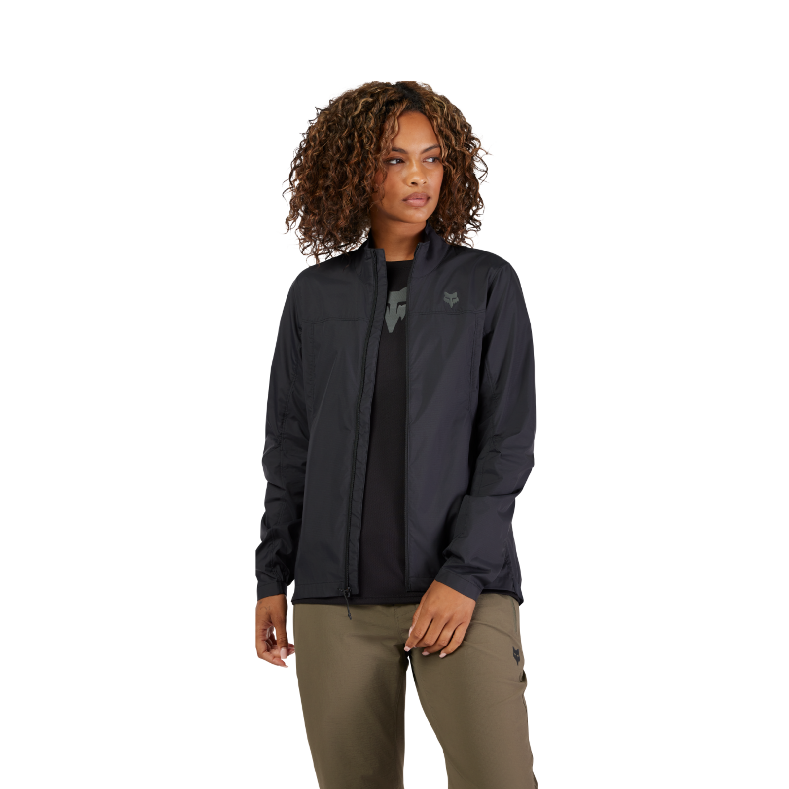 Fox Racing W Ranger Wind Jacket in SCHWARZ