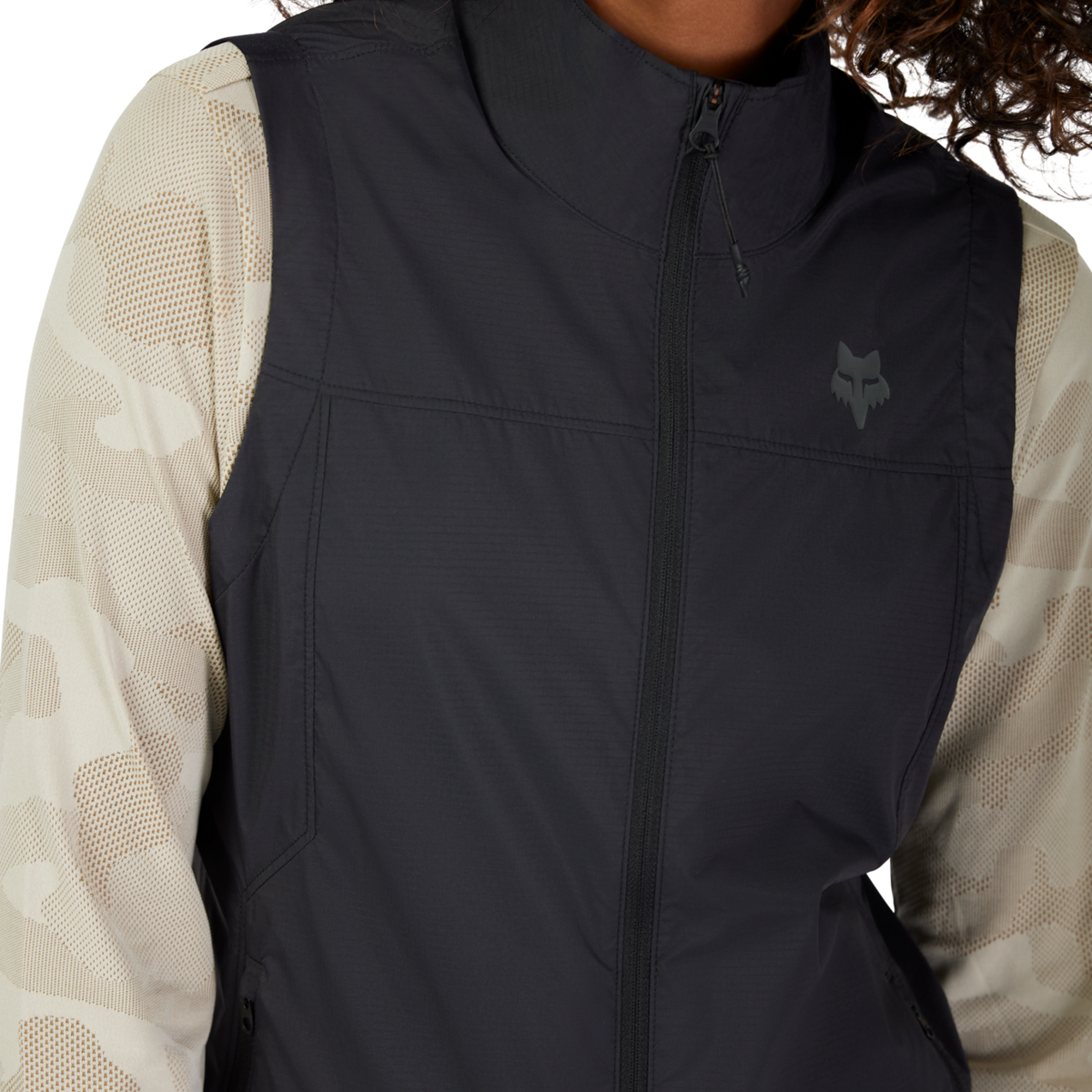 Fox Racing W Ranger Wind Vest in SCHWARZ