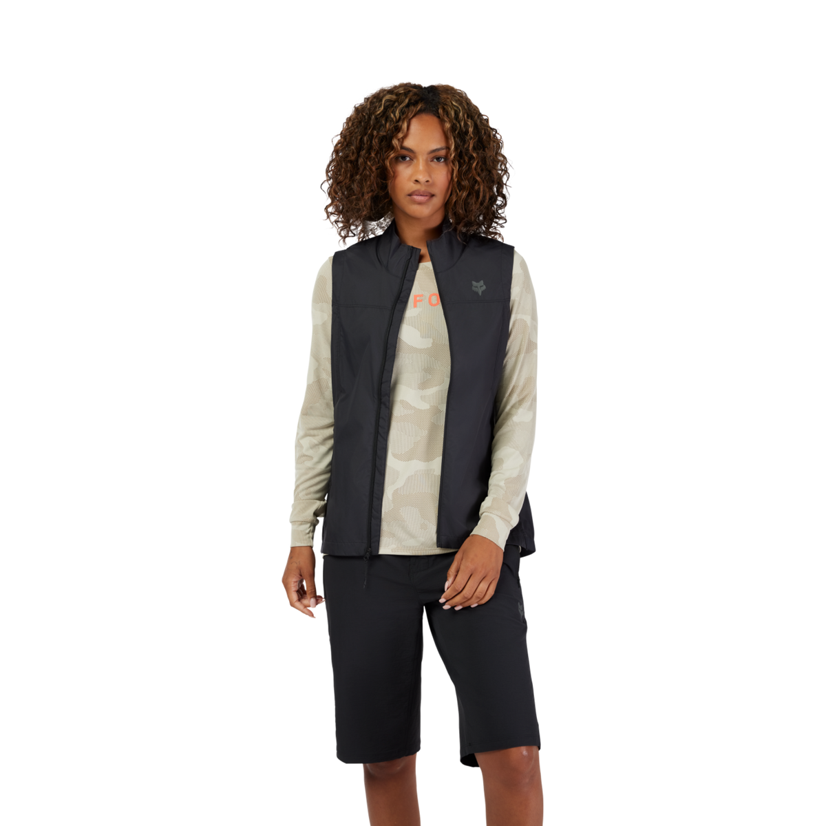 Fox Racing W Ranger Wind Vest in SCHWARZ