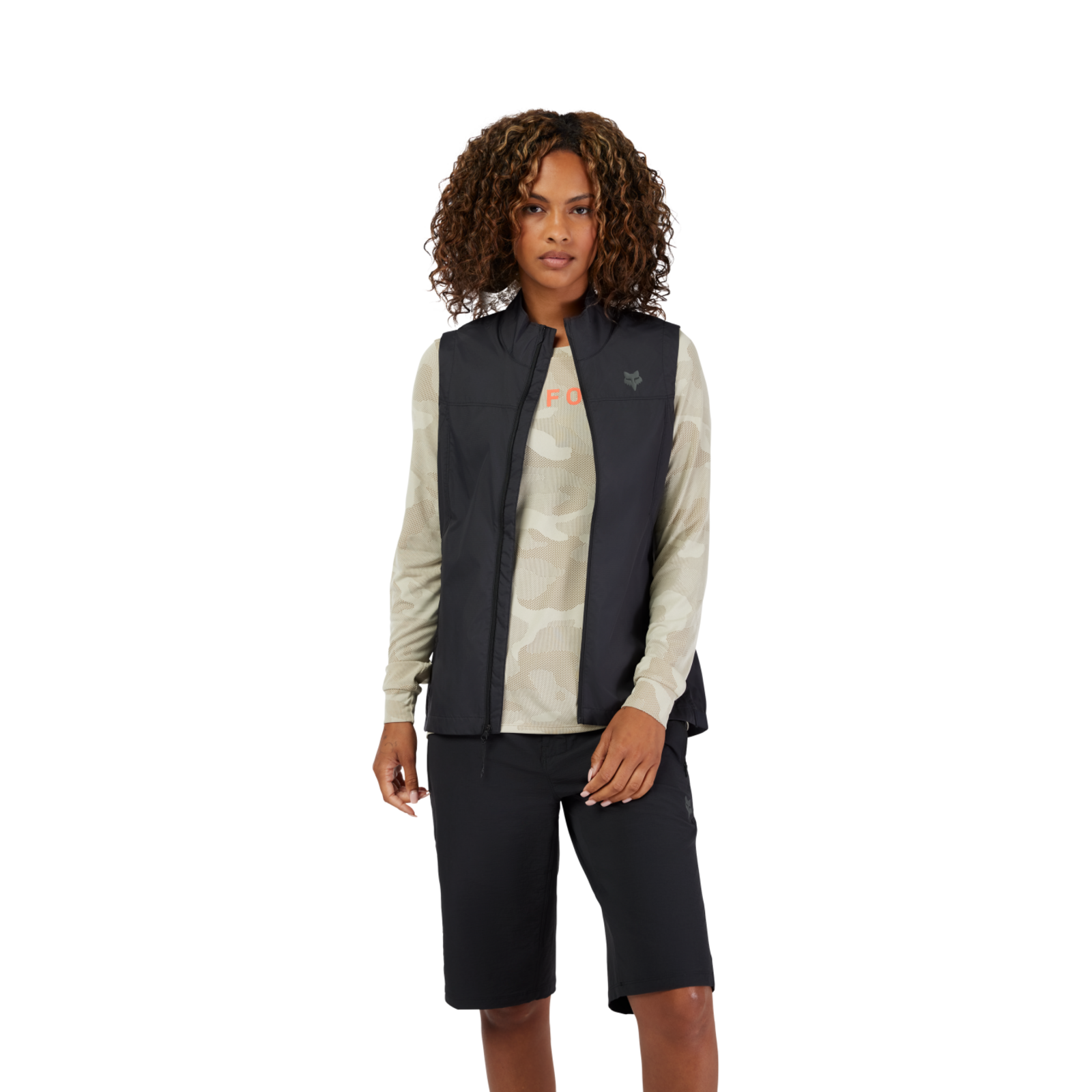 Fox Racing W Ranger Wind Vest in SCHWARZ