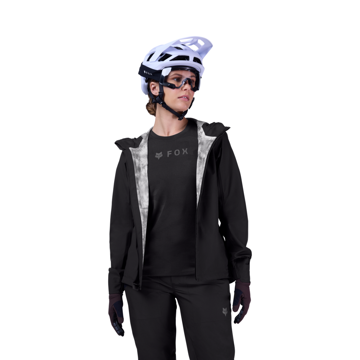 Fox Racing W Ranger Water Jacket in SCHWARZ