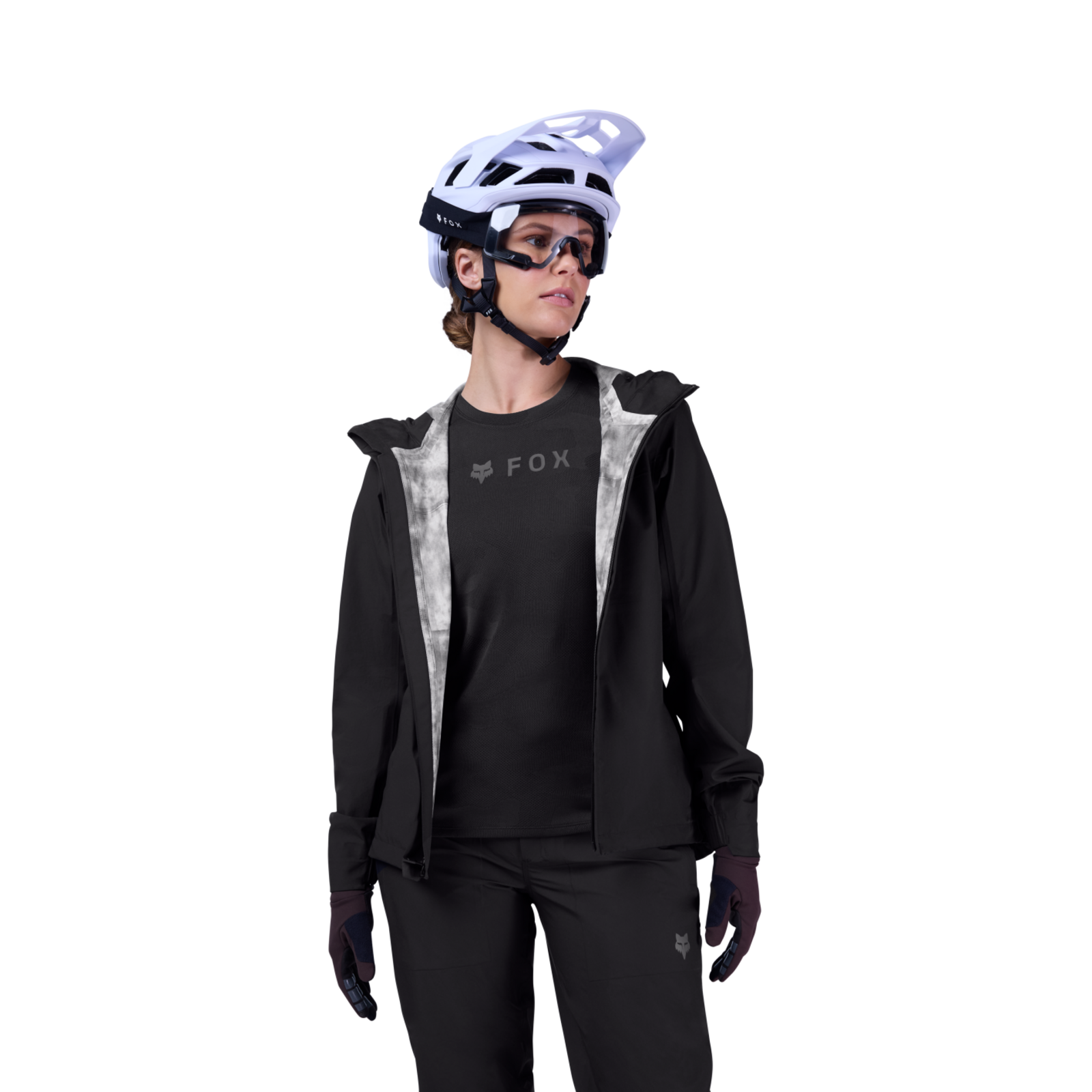Fox Racing W Ranger Water Jacket in SCHWARZ