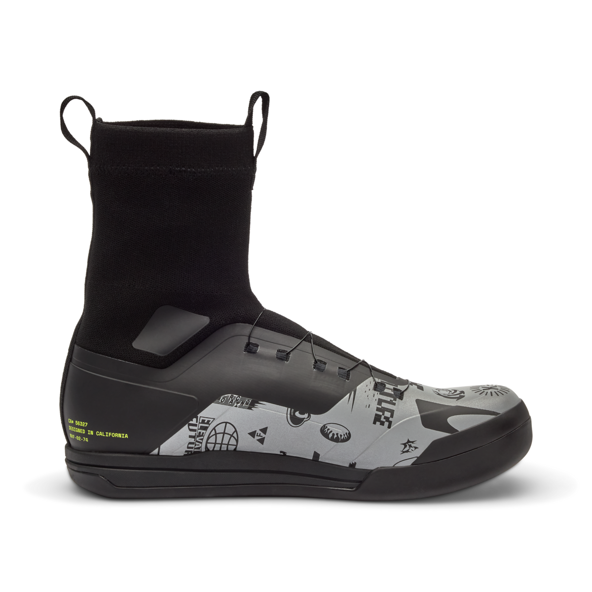 Fox Racing Union Boa All Weather Flat Lunar SE Shoe in SCHWARZ