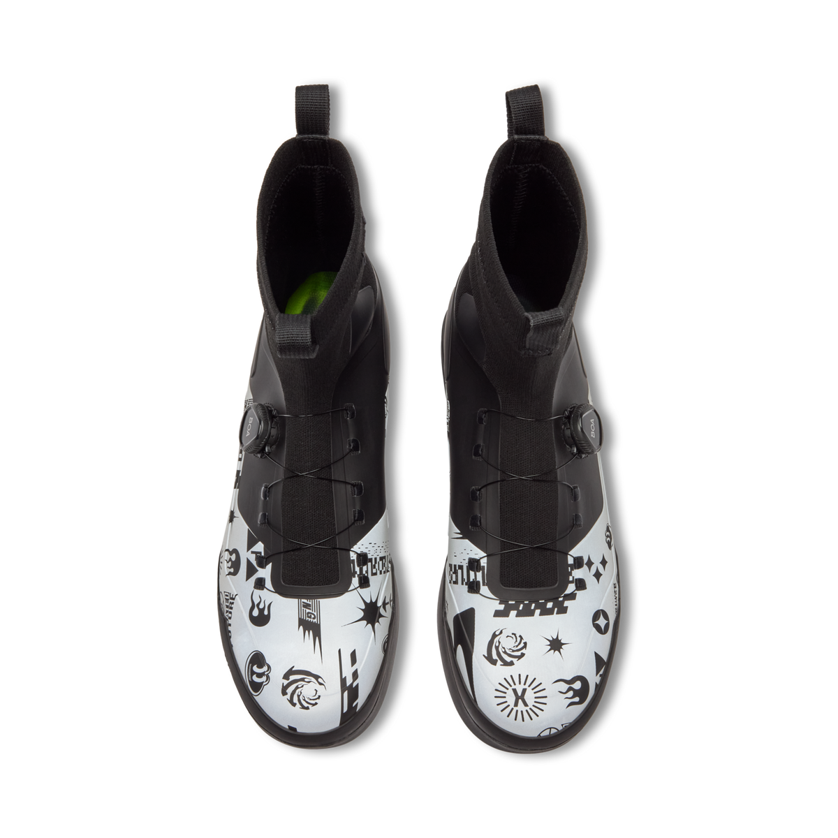 Fox Racing Union Boa All Weather Flat Lunar SE Shoe in SCHWARZ