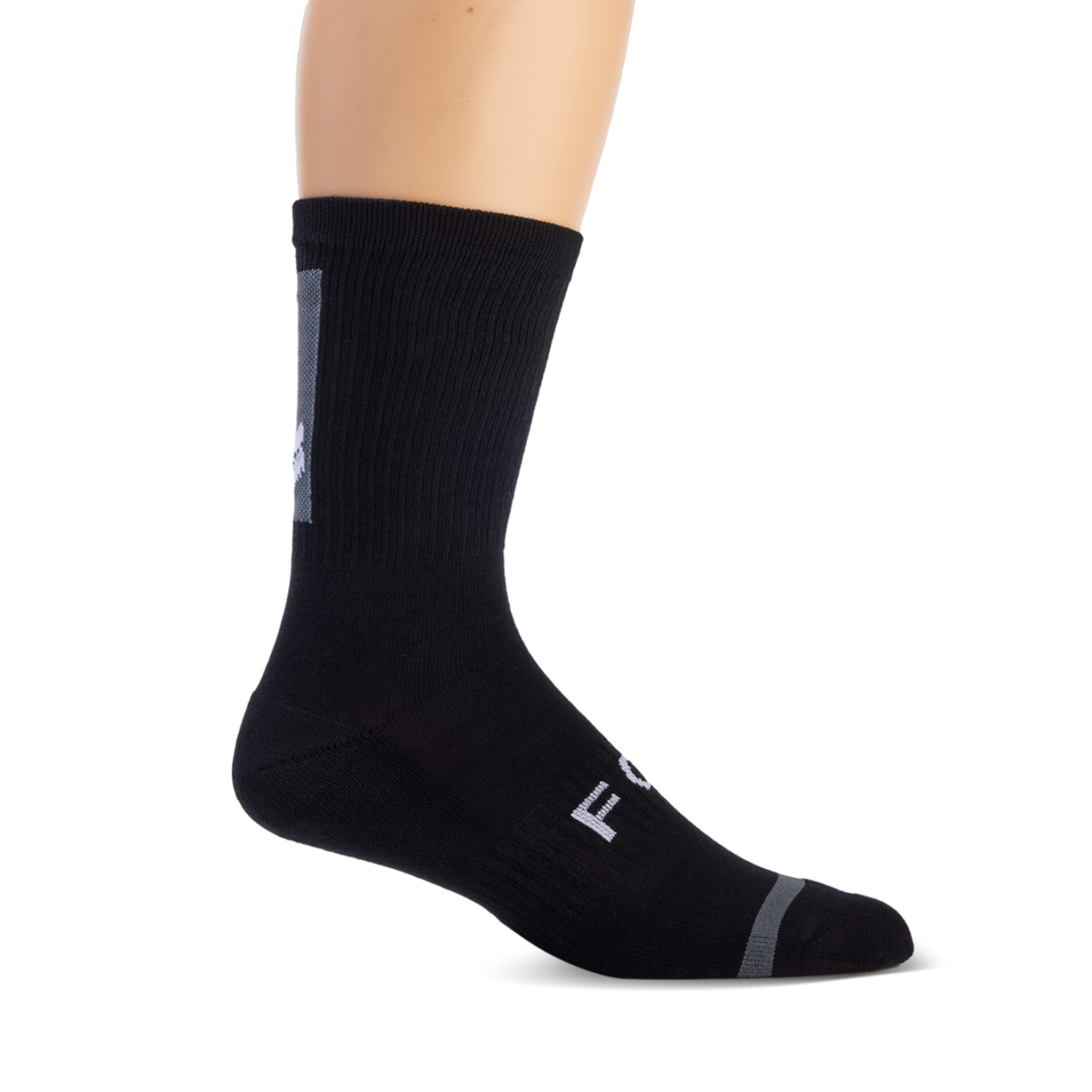 Fox Racing 8" Defend Sock in SCHWARZ
