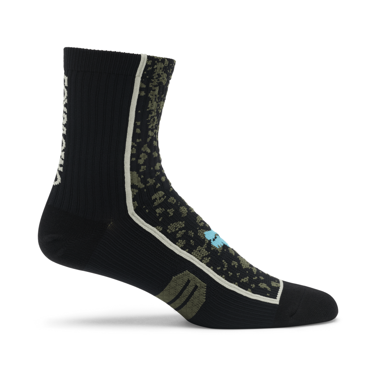 Fox Racing 6" Ranger Sock Lunar SE in SCHWARZ