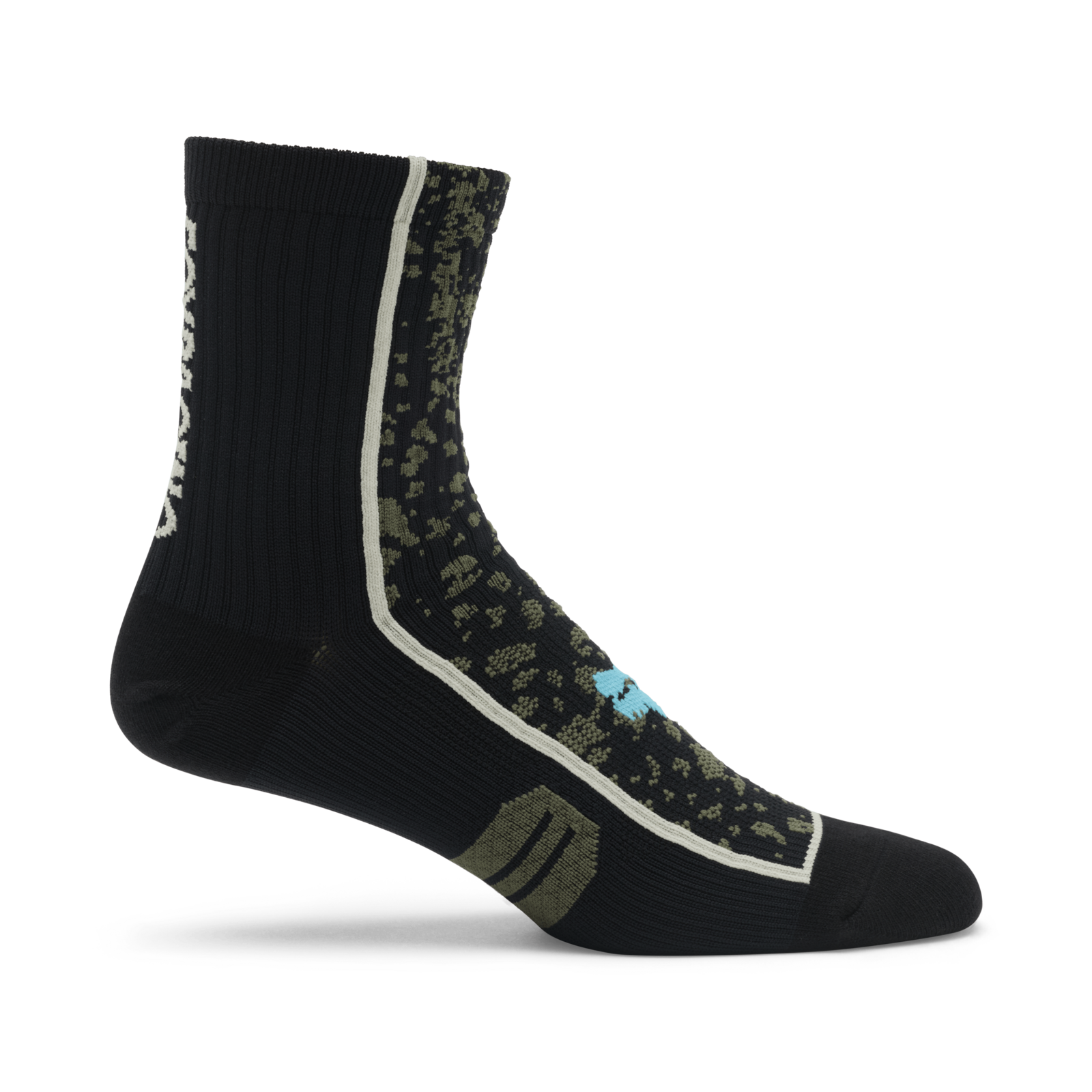 Fox Racing 6" Ranger Sock Lunar SE in SCHWARZ