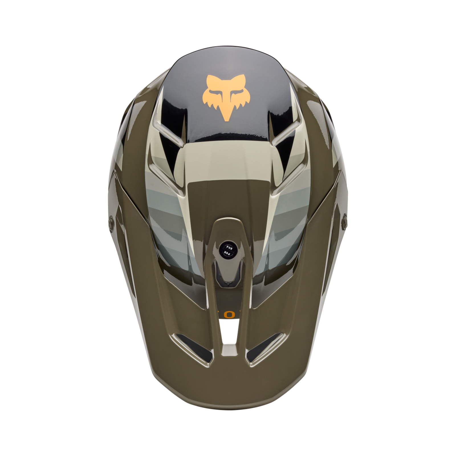 Fox Racing V3 Fade Motocross Helm in BRAUN