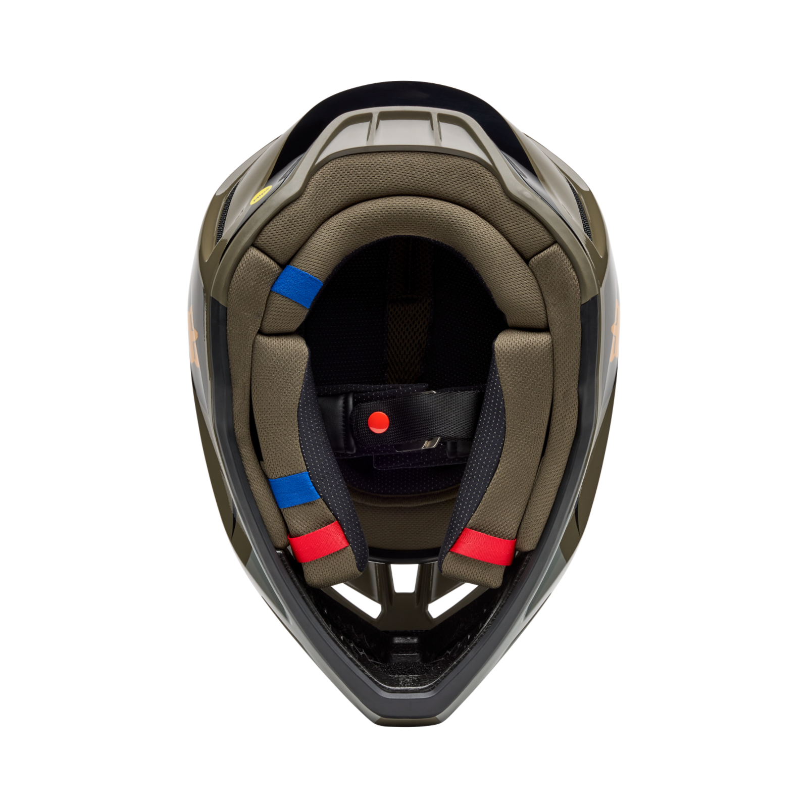 Fox Racing V3 Fade Motocross Helm in BRAUN