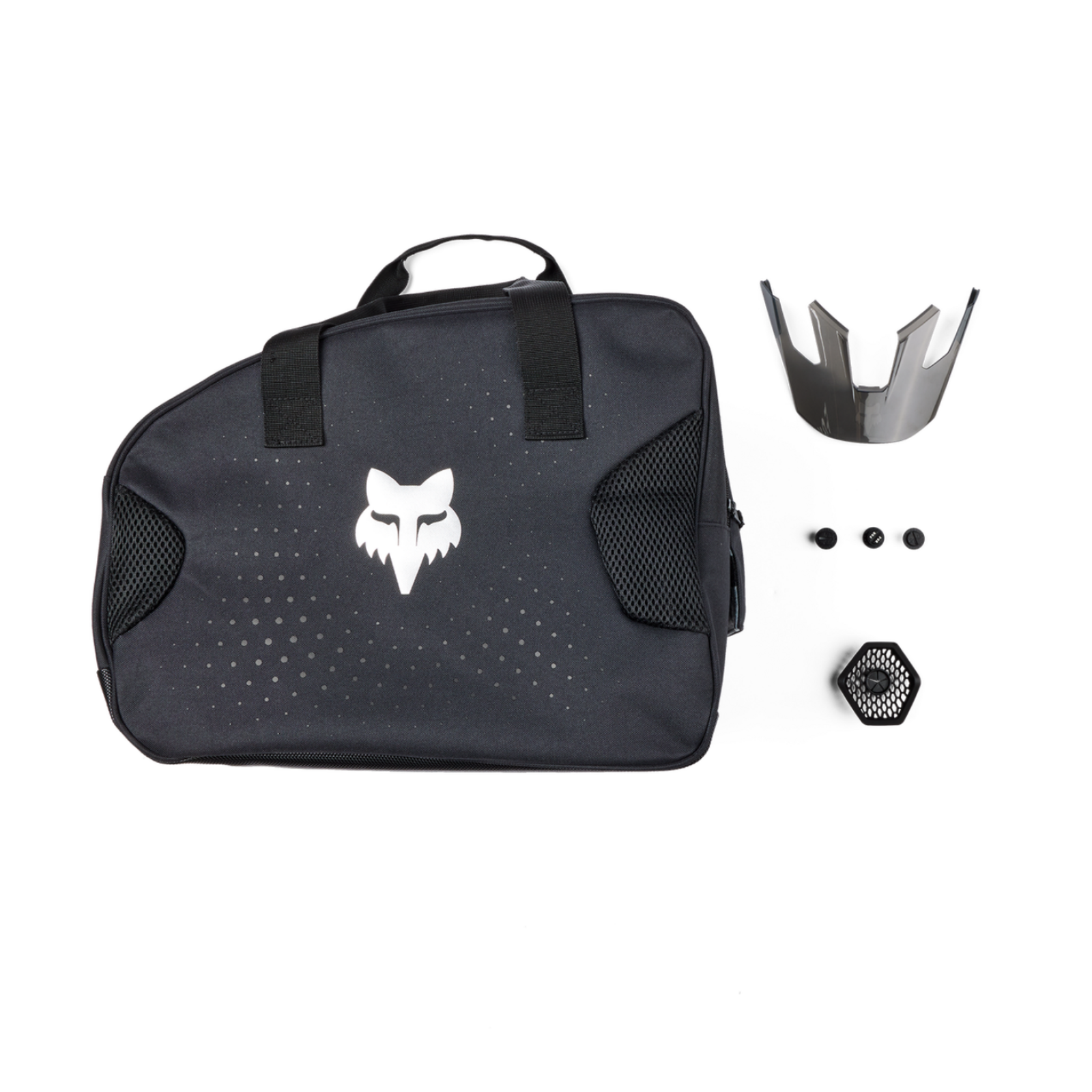 Fox Racing V3 Solid Motocross Helm in SCHWARZ