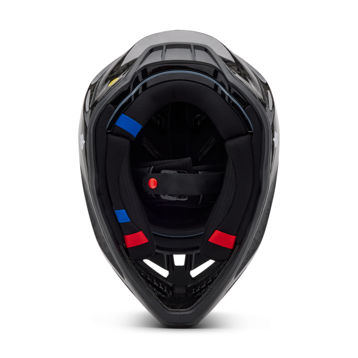 Fox Racing V3 RS Carbon Solid Motocross Helm in SCHWARZ