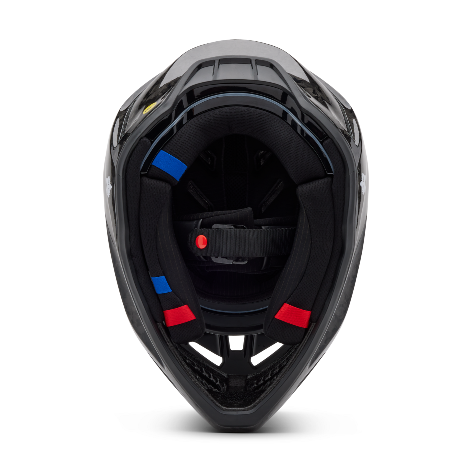 Fox Racing V3 RS Carbon Solid Motocross Helm in SCHWARZ