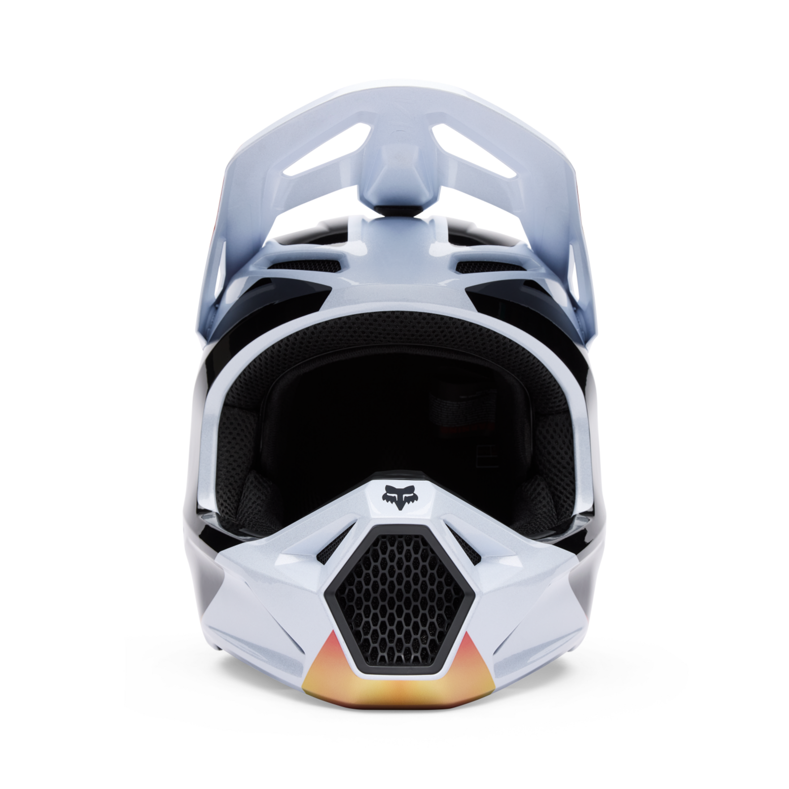 Fox Racing V1 Hello Future Motocross Helm in WEISS