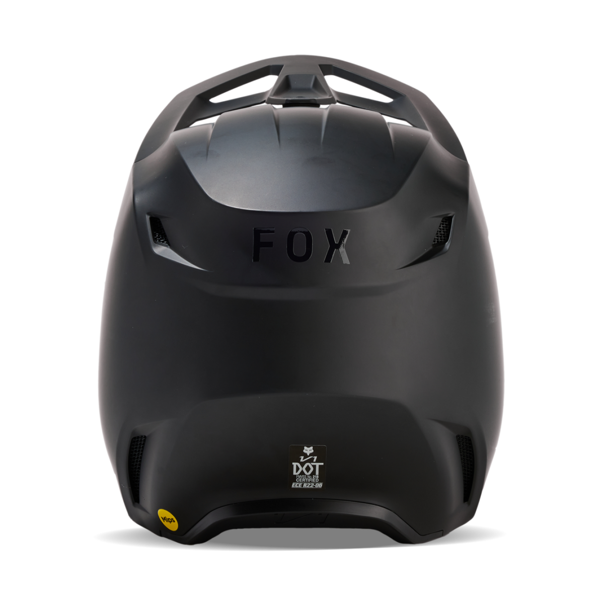 Fox Racing V1 Solid Motocross Helm in SCHWARZ