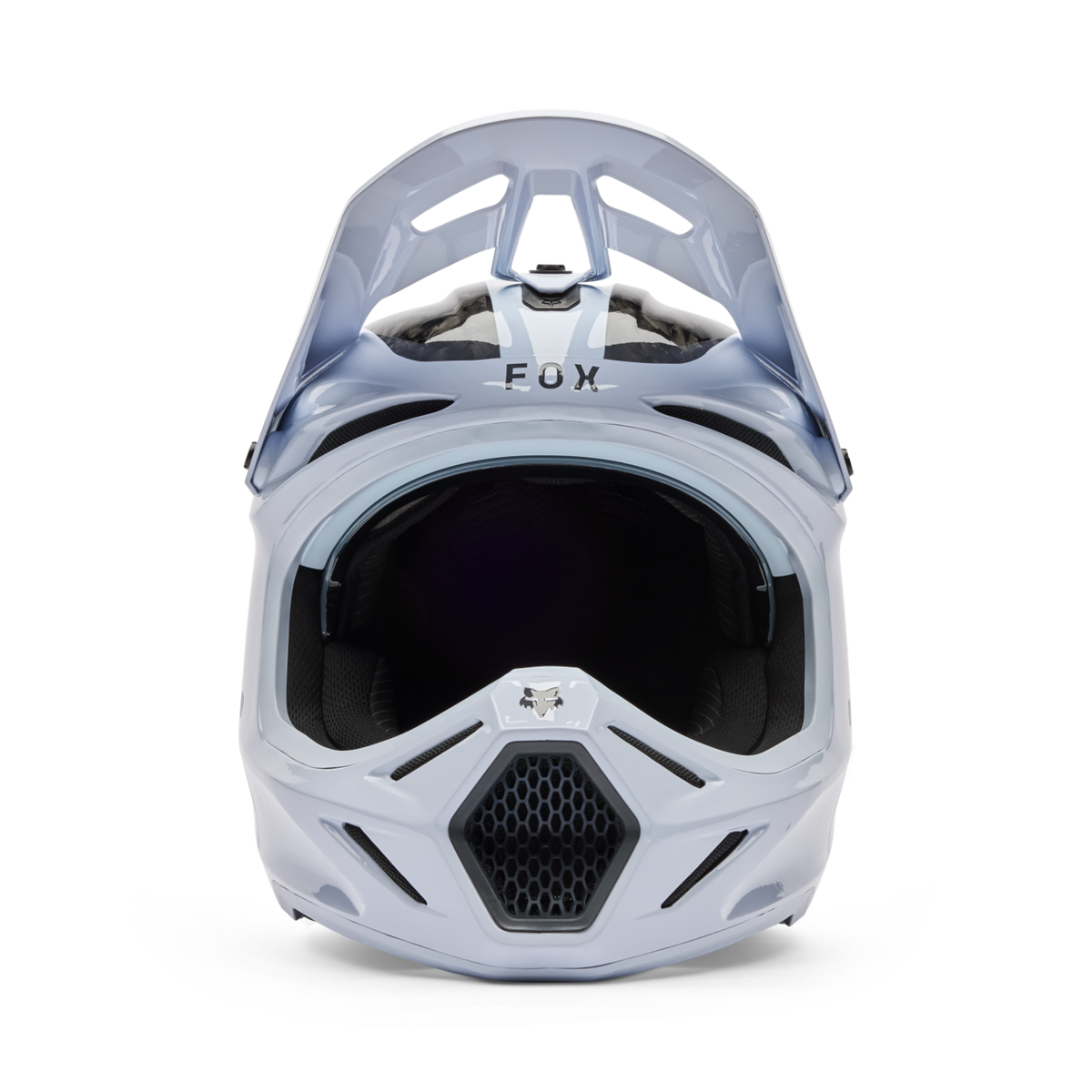 Fox Racing V3 RS Fracture Motocross Helm in WEISS