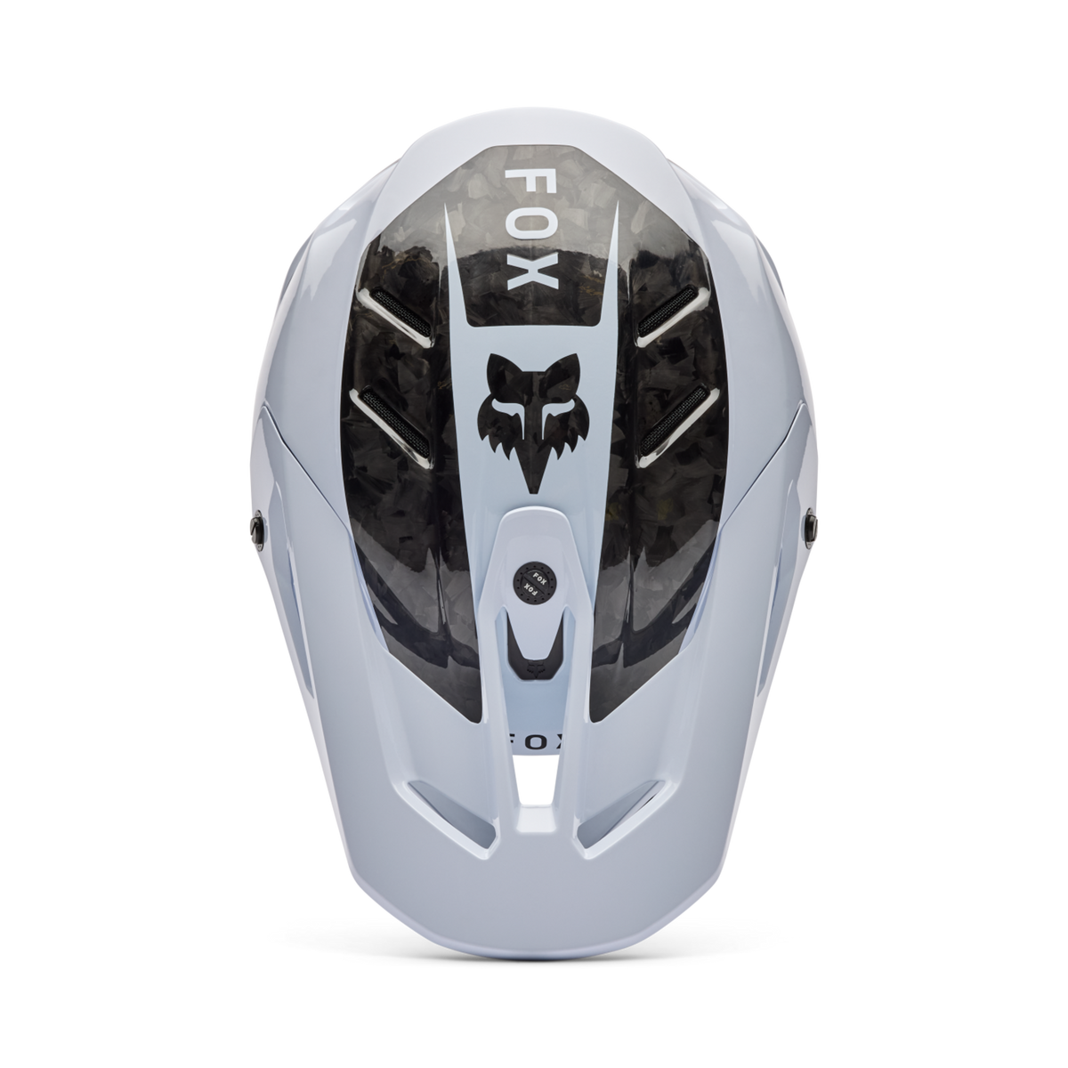 Fox Racing V3 RS Fracture Motocross Helm in WEISS