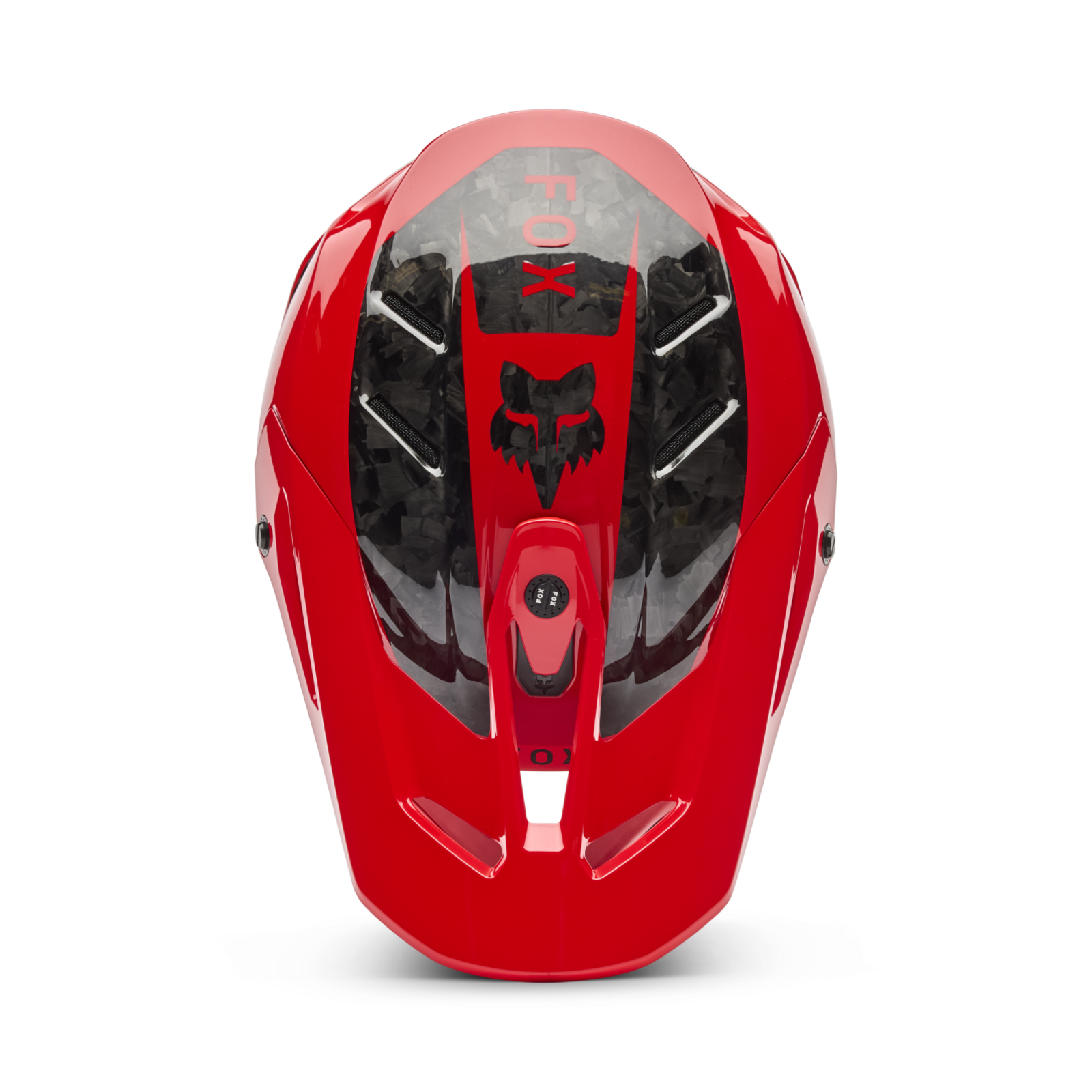 Fox Racing V3 RS Fracture Motocross Helm in ROT