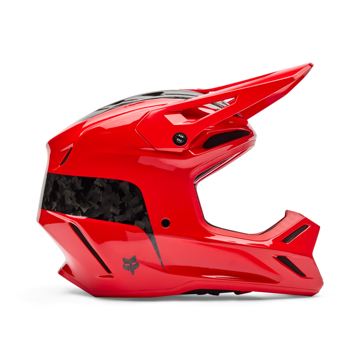 Fox Racing V3 RS Fracture Motocross Helm in ROT