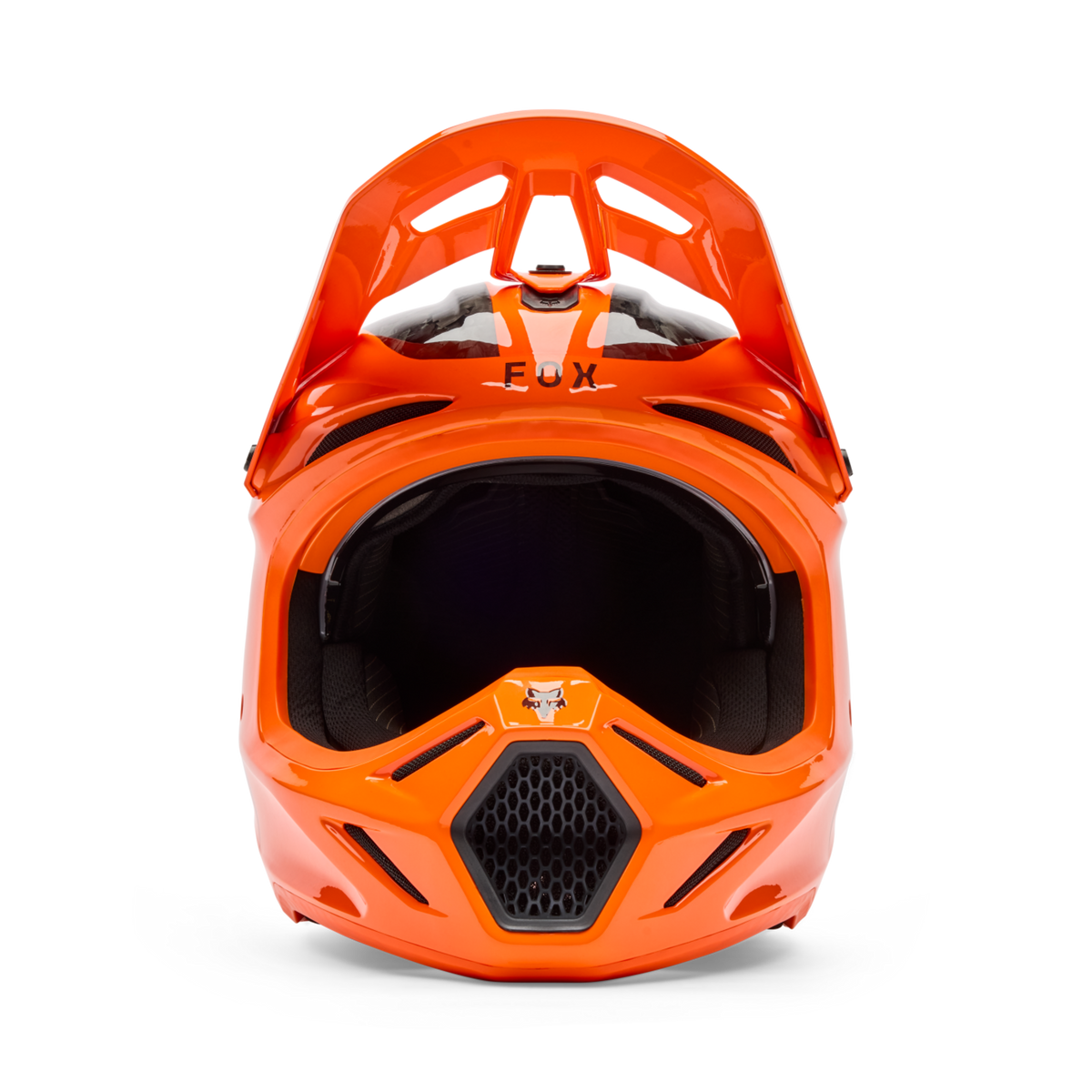 Fox Racing V3 RS Fracture Motocross Helm in ORANGE