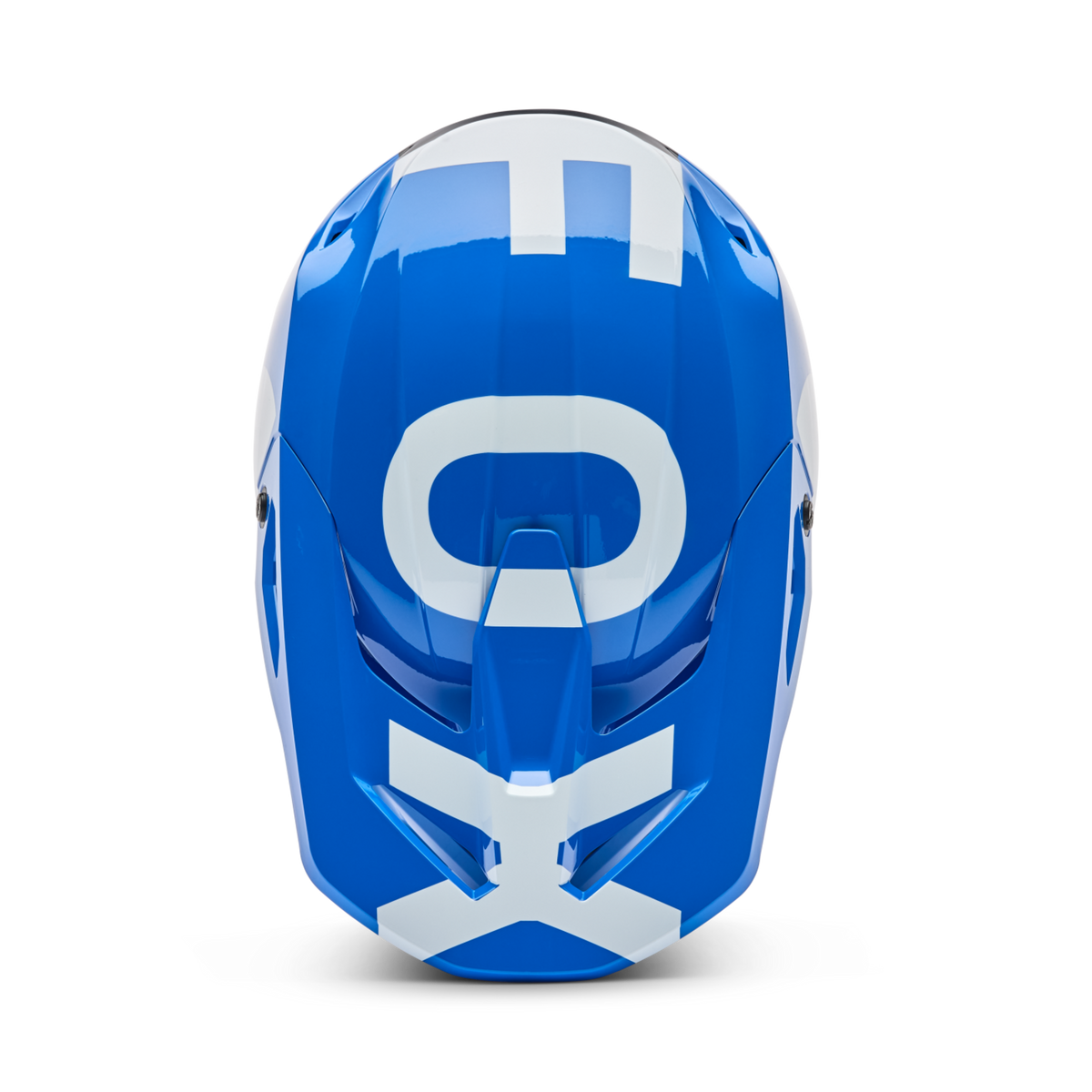 Fox Racing V1 Shield Motocross Helm in BLAU