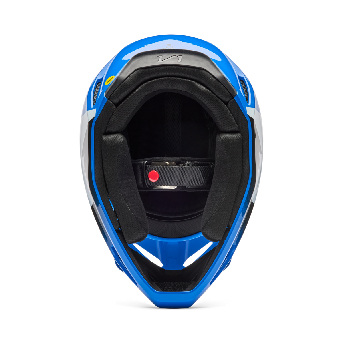 Fox Racing V1 Shield Motocross Helm in BLAU