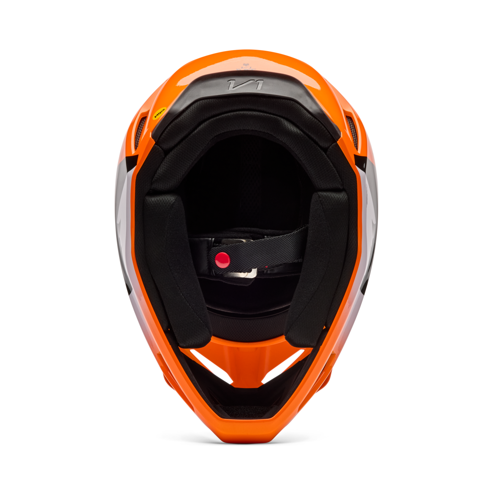 Fox Racing V1 Shield Motocross Helm in ORANGE
