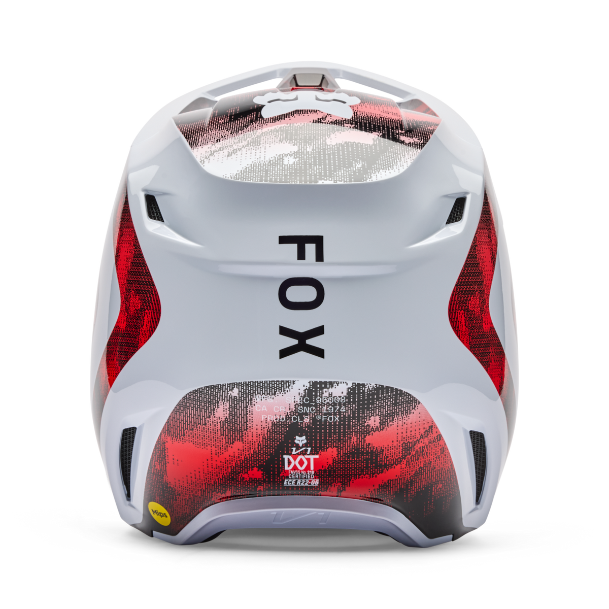 Fox Racing V1 Kairos Motocross Helm in WEISS