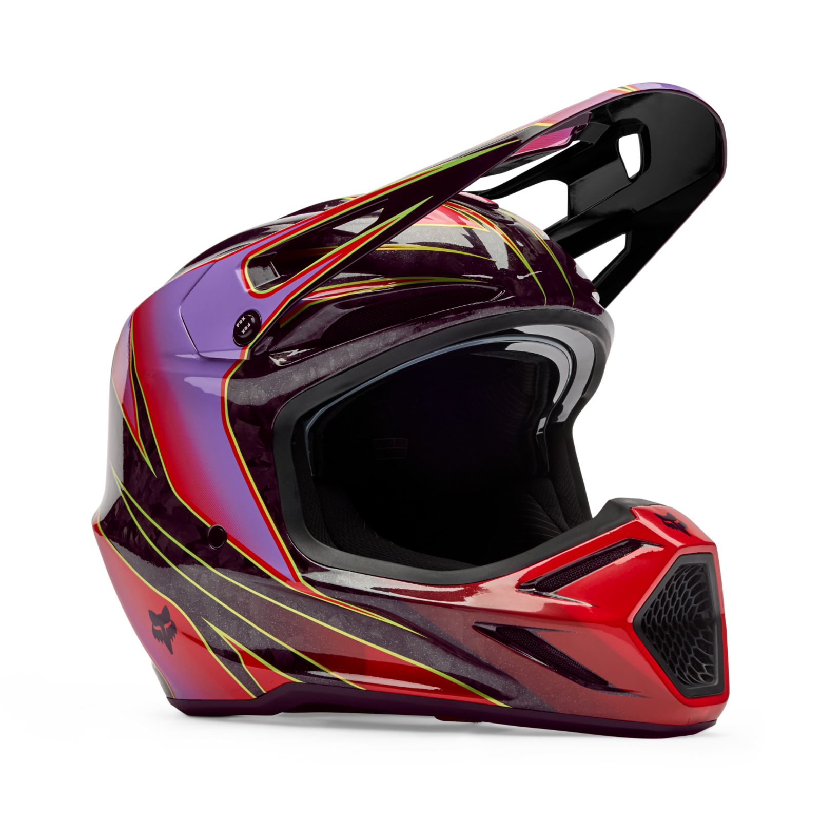 Fox Racing V3 RS Canvas Motocross Helm in MEHRFARBIG