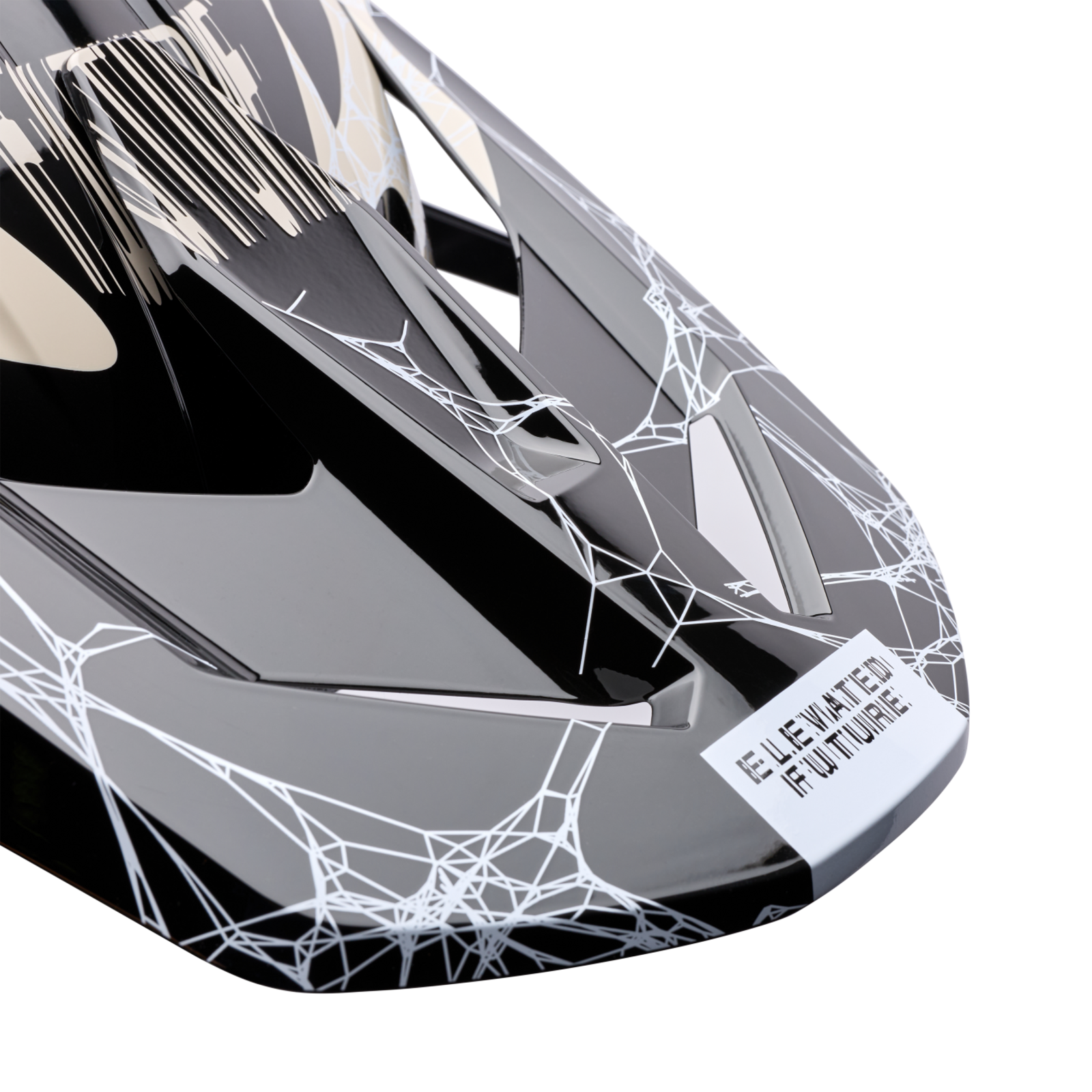 Fox Racing V1 Diffuse SE Motocross Helm in SCHWARZ