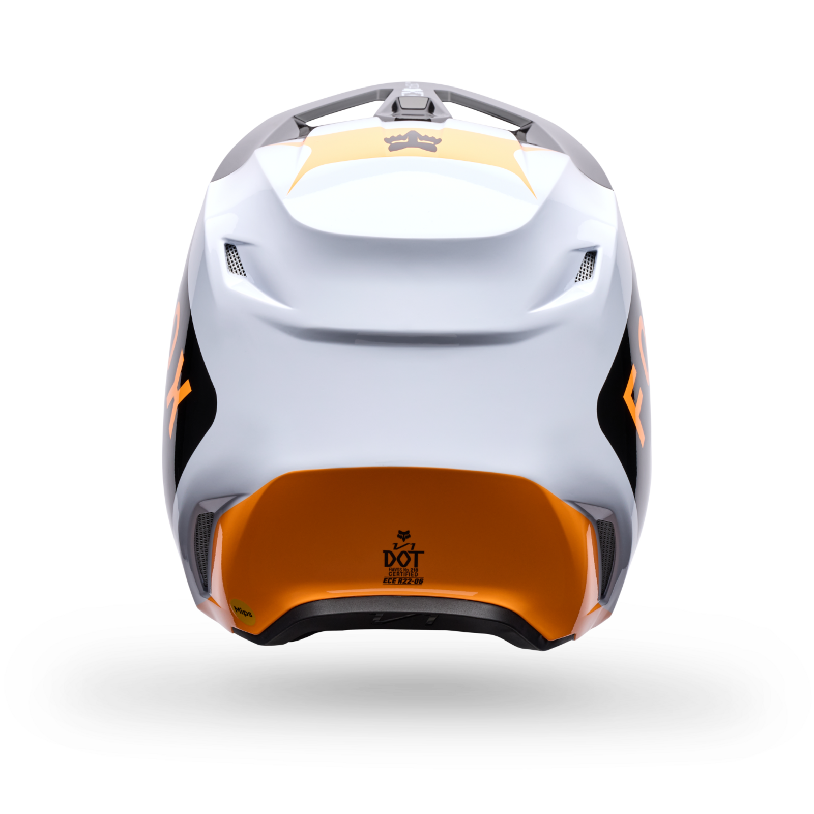 Fox Racing V1 Noble Motocross Helm in WEISS