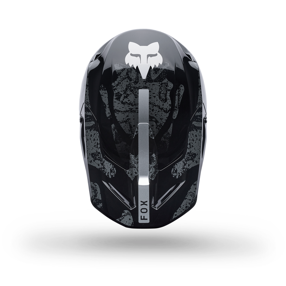 Fox Racing V1 Bnkr Helmet in SCHWARZ