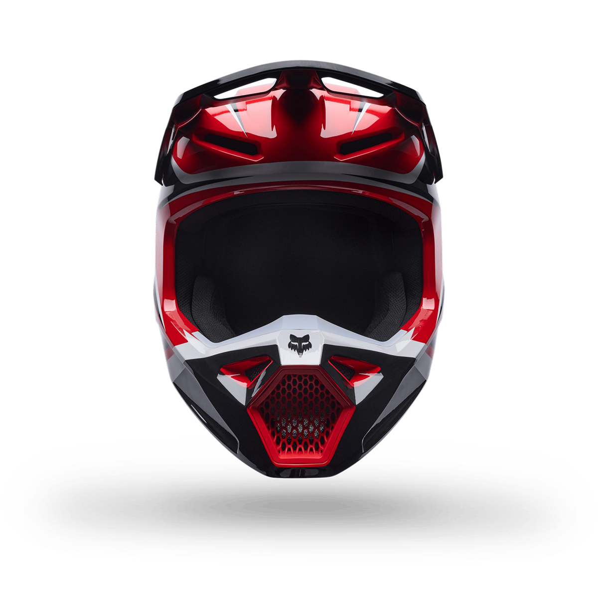Fox Racing V1 Frame Helmet in ROT