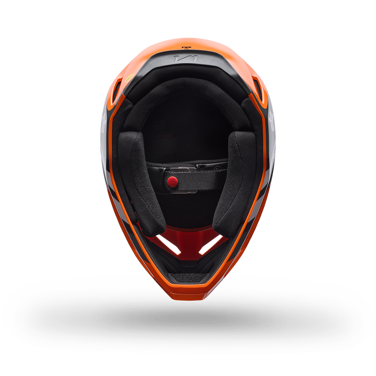 Fox Racing Yth V1 Draft Helmet in ORANGE