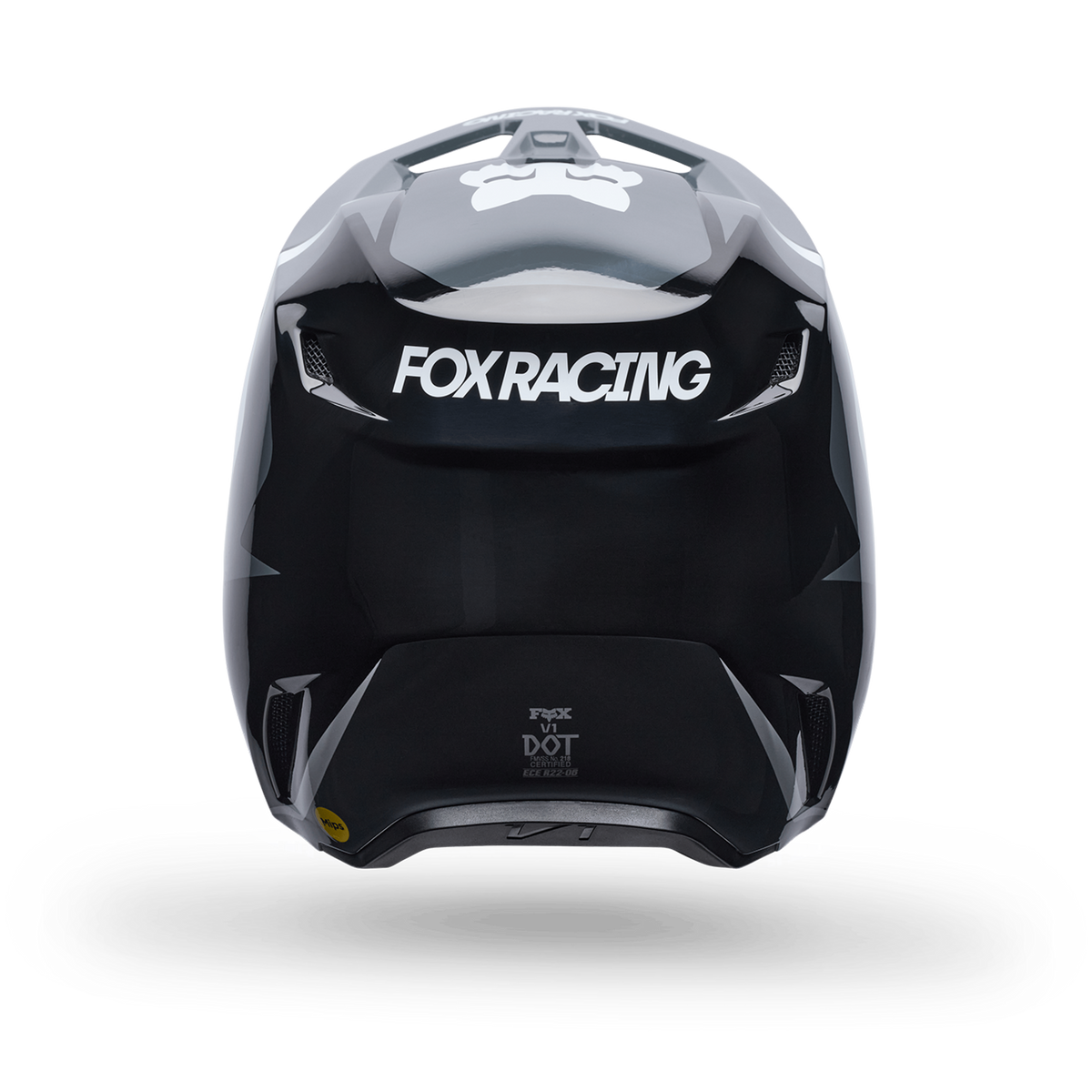 Fox Racing Yth V1 Frame Helmet in SCHWARZ