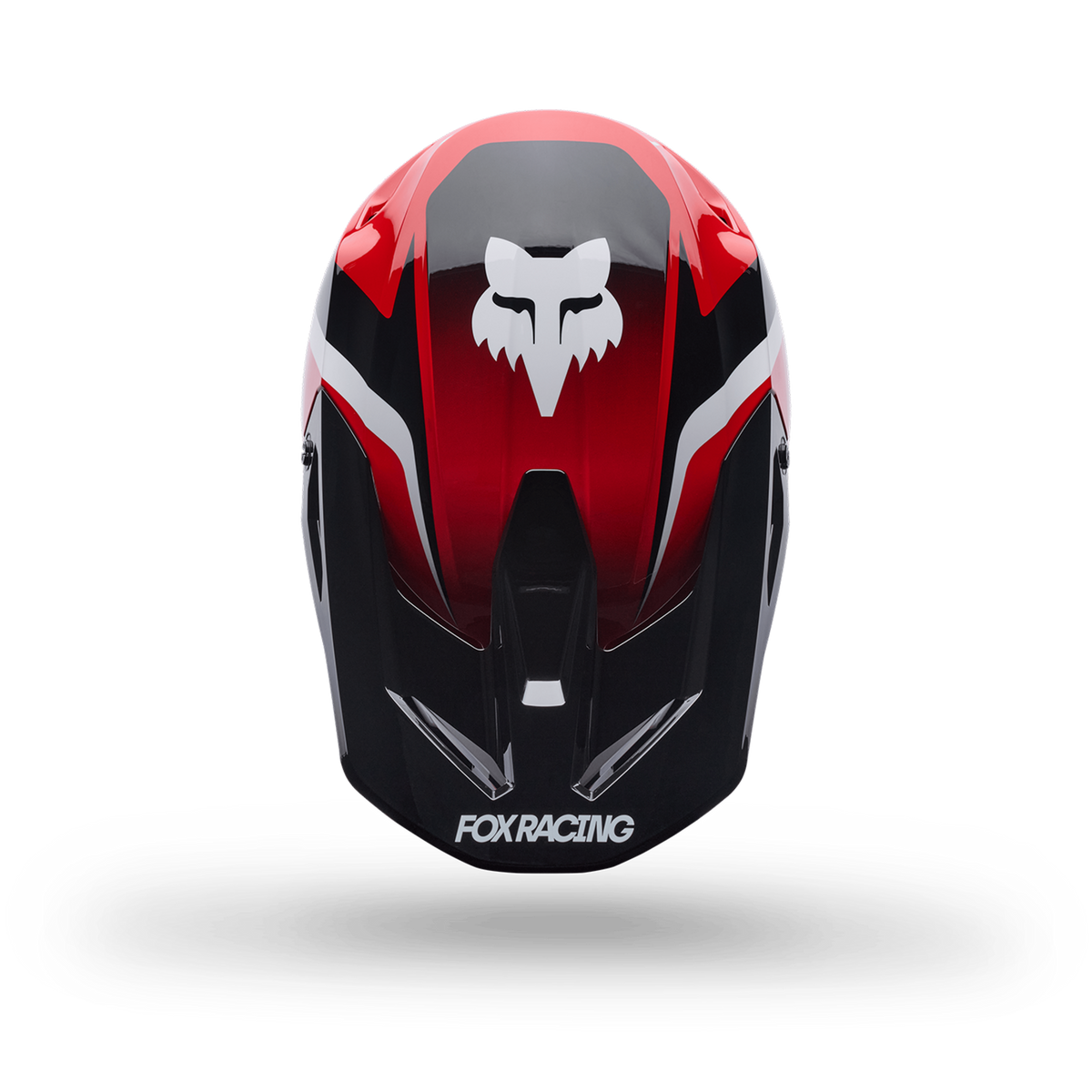 Fox Racing Yth V1 Frame Helmet in ROT