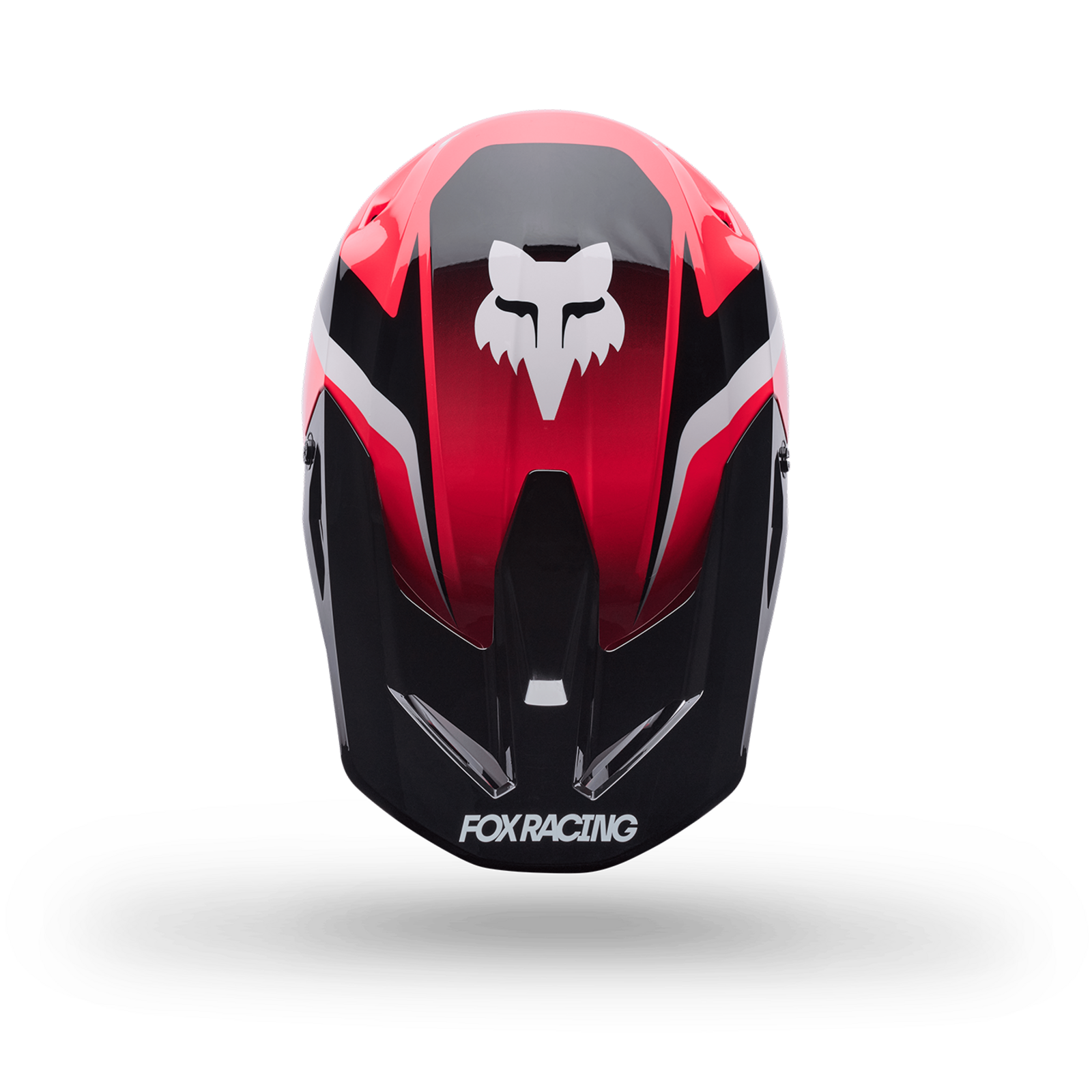 Fox Racing Yth V1 Frame Helmet in ROT
