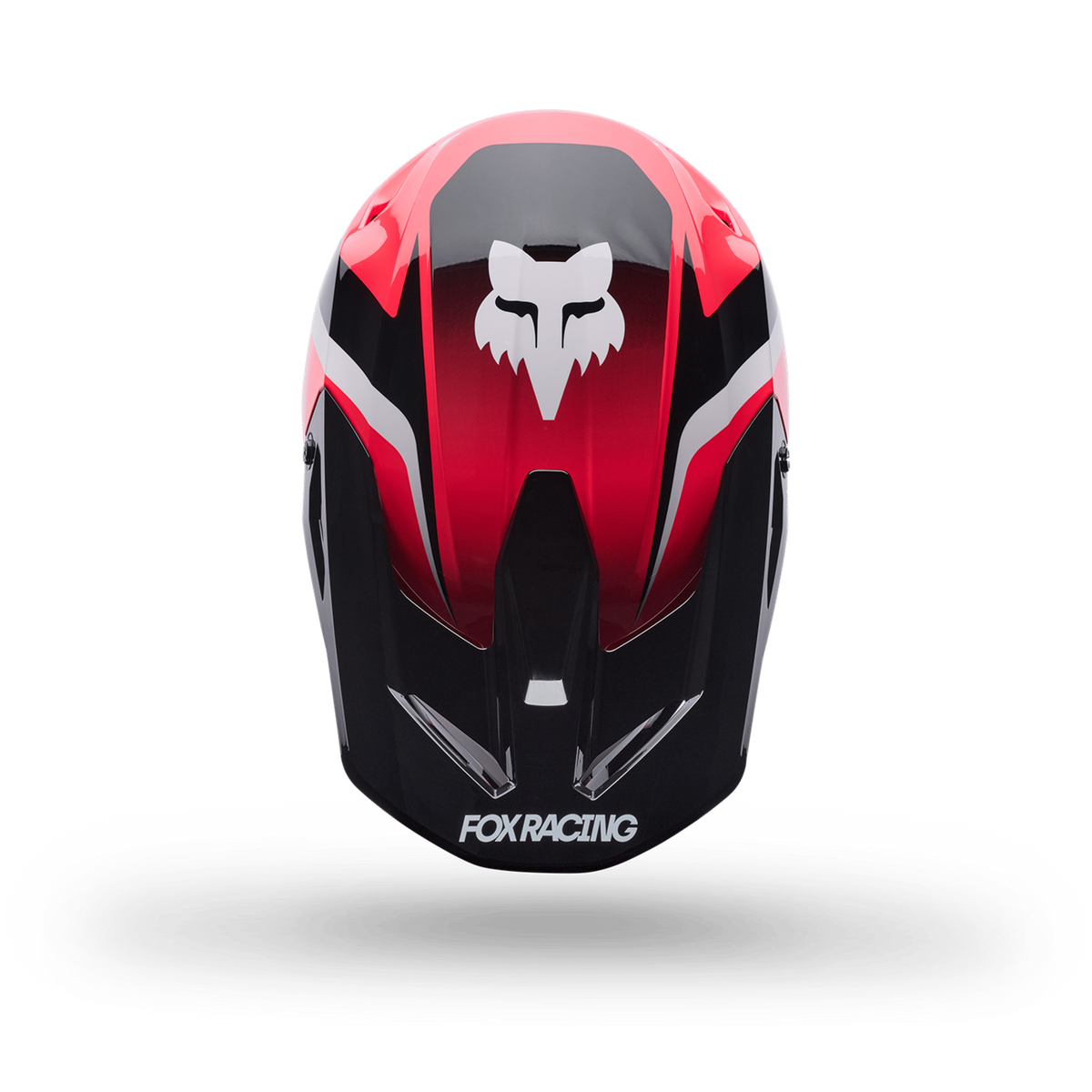 Fox Racing Yth V1 Frame Helmet in ROT