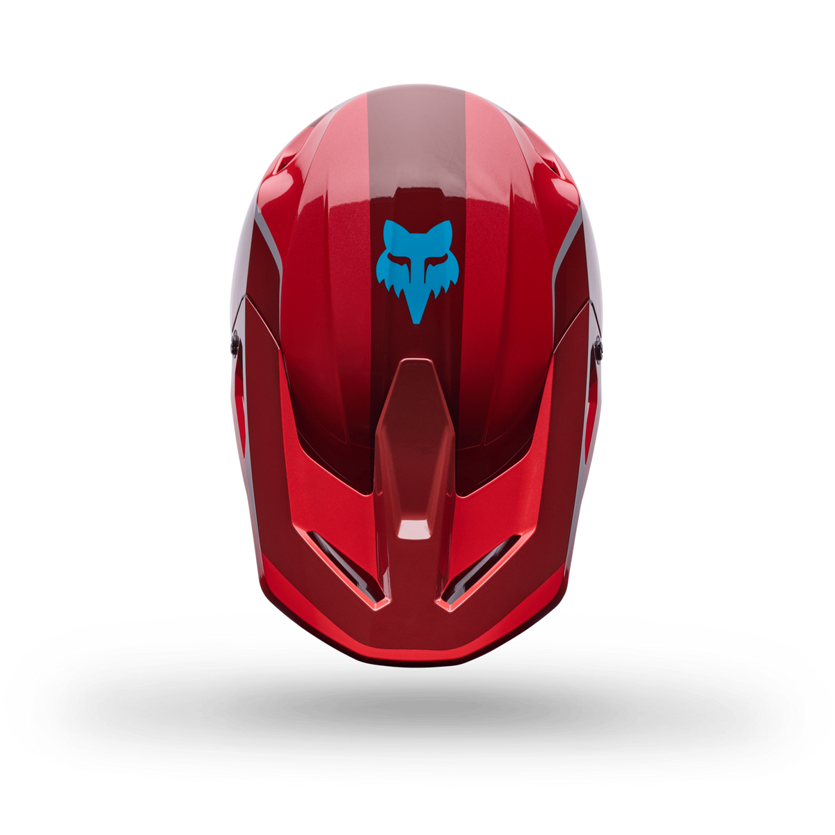 Fox Racing Yth V1 Raid Helmet in ROT