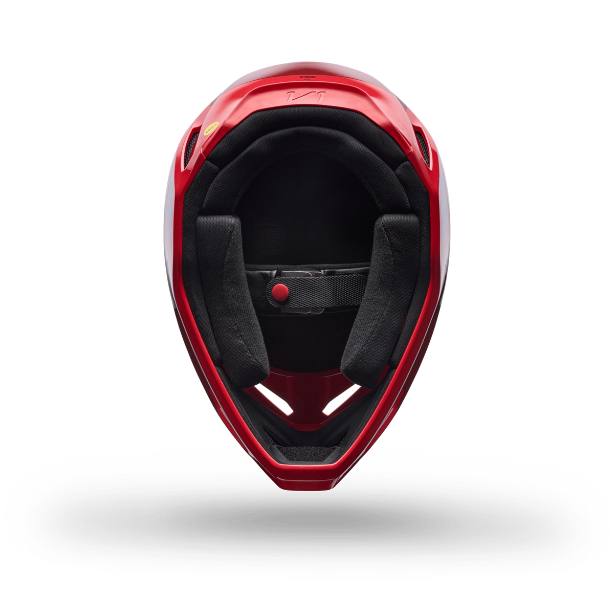 Fox Racing Yth V1 Raid Helmet in ROT