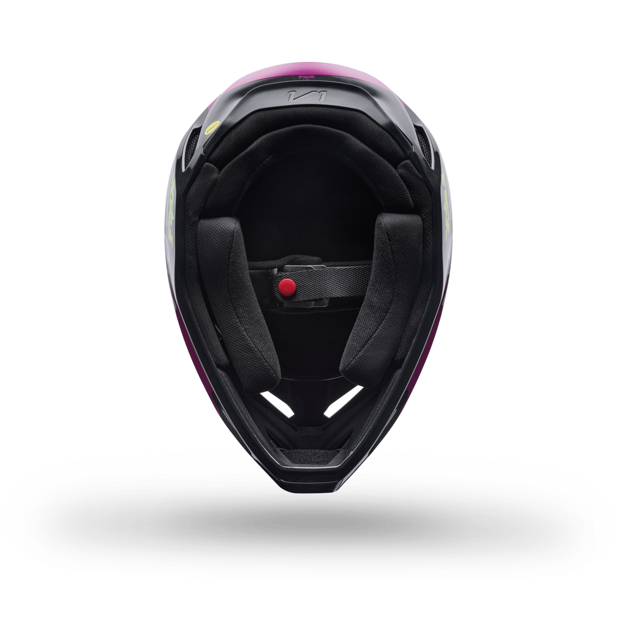 Fox Racing Yth V1 Raid Helmet in VIOLETT