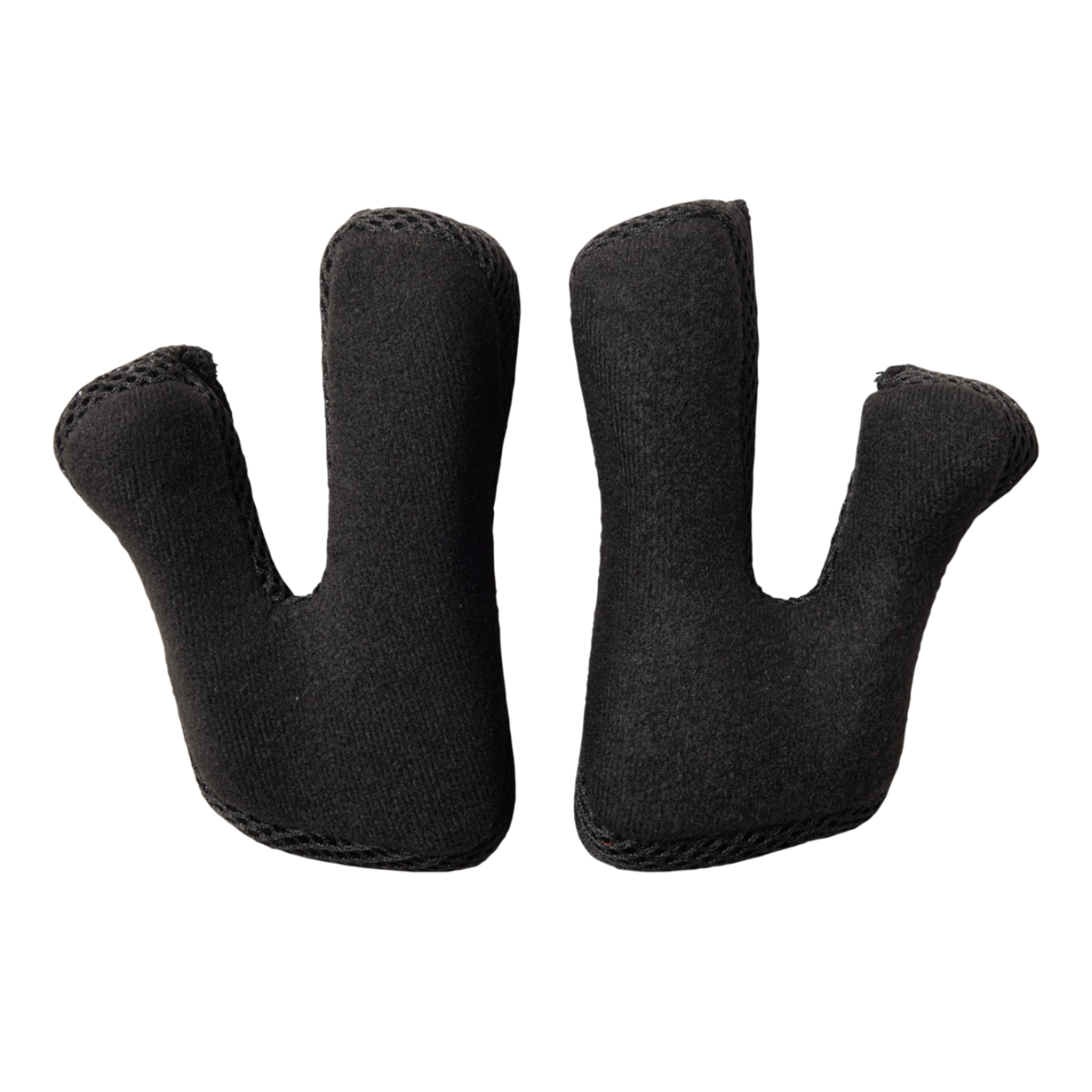 Fox Racing 22 V1 Cheek Pads - Standard in SCHWARZ