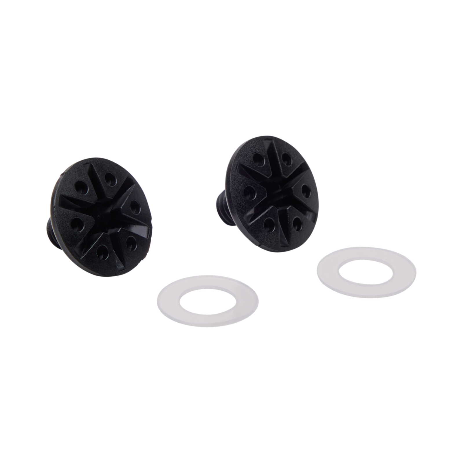Fox Racing 22 V1 Visor Screw Kit in SCHWARZ