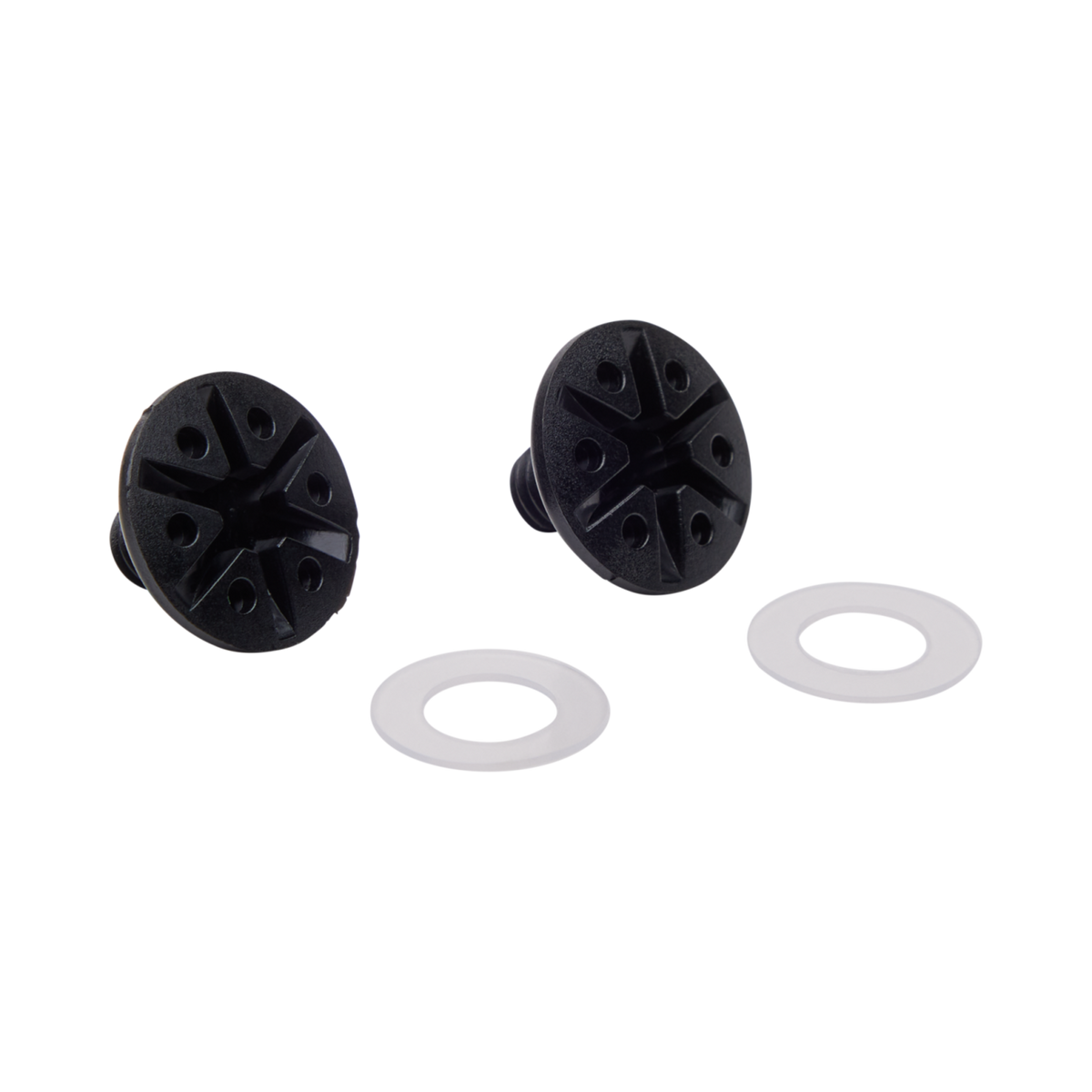 Fox Racing 22 V1 Visor Screw Kit in SCHWARZ